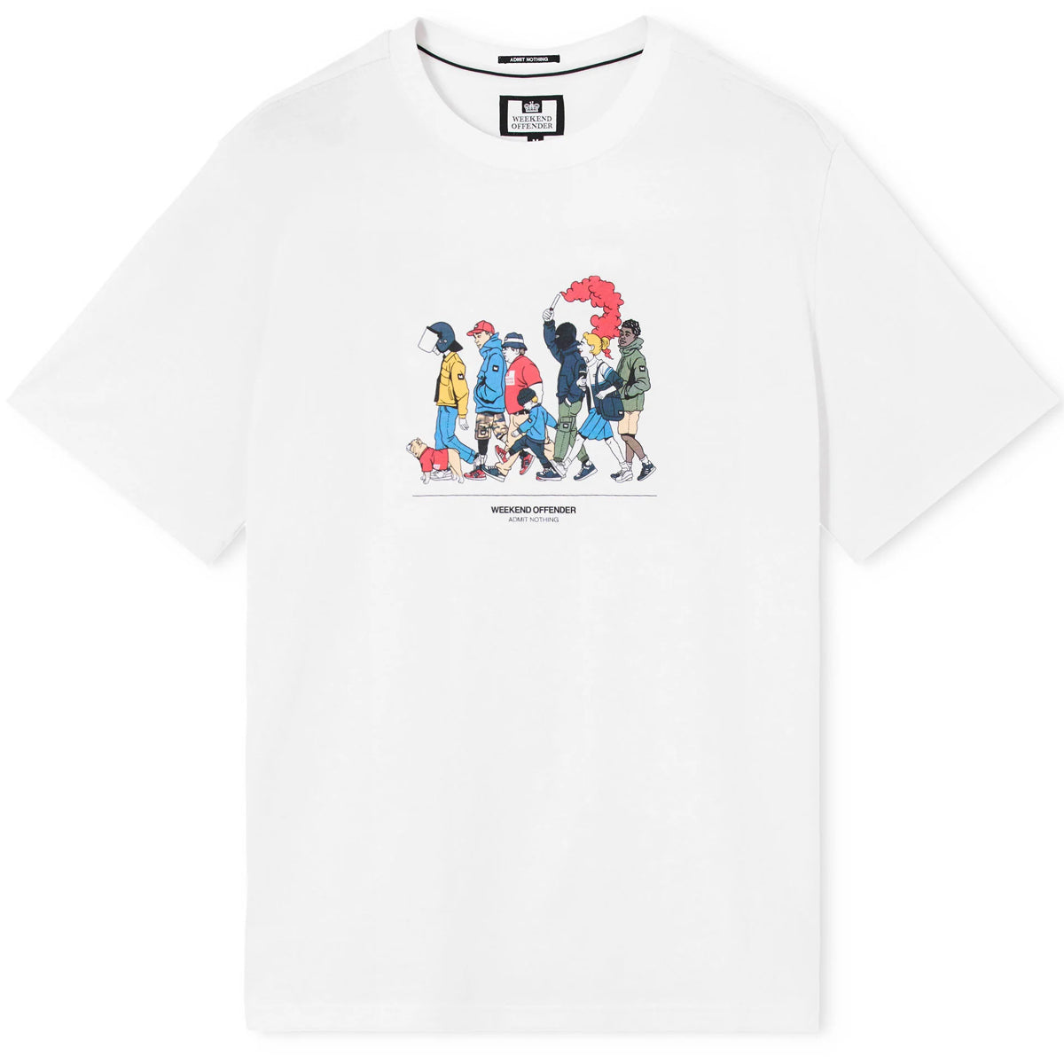 WEEKEND OFFENDER EVERYONE T-SHIRT WHITE
