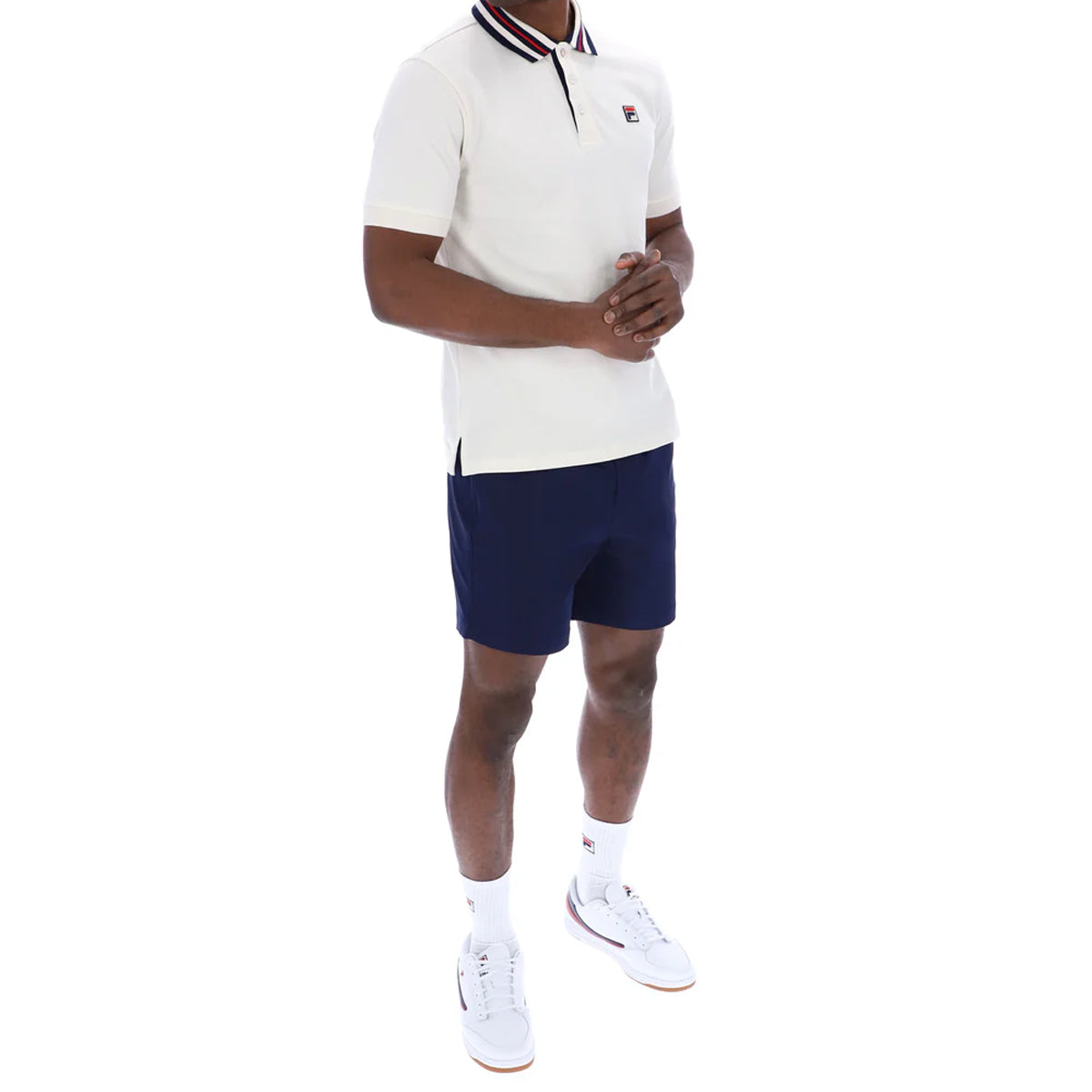 FILA ACHILLE HERITAGE TAPE POLO GARDENIA