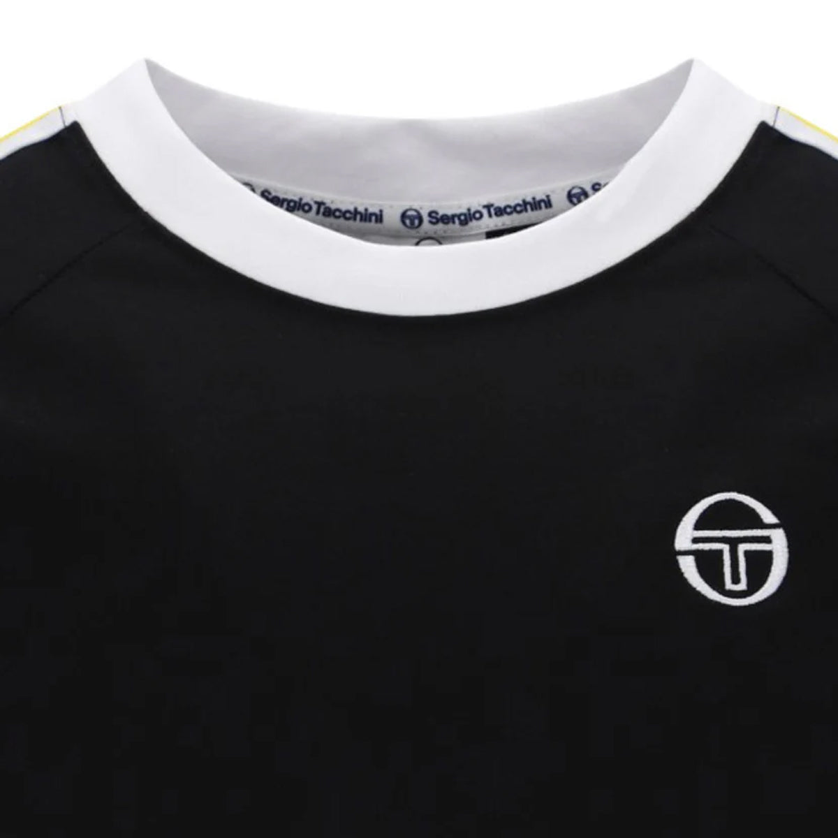 SERGIO TACCHINI PINO RINGER T-SHIRT BLACK/WHITE