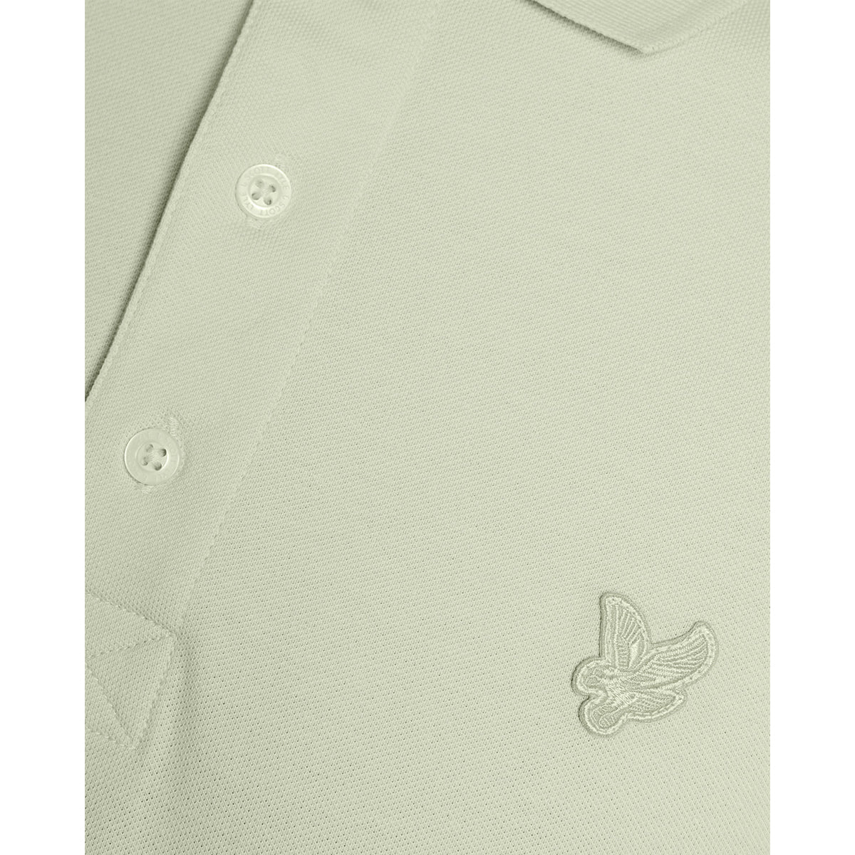 LYLE & SCOTT SUPERFINE POLO SHIRT SP2255TONT TENDER GREENS