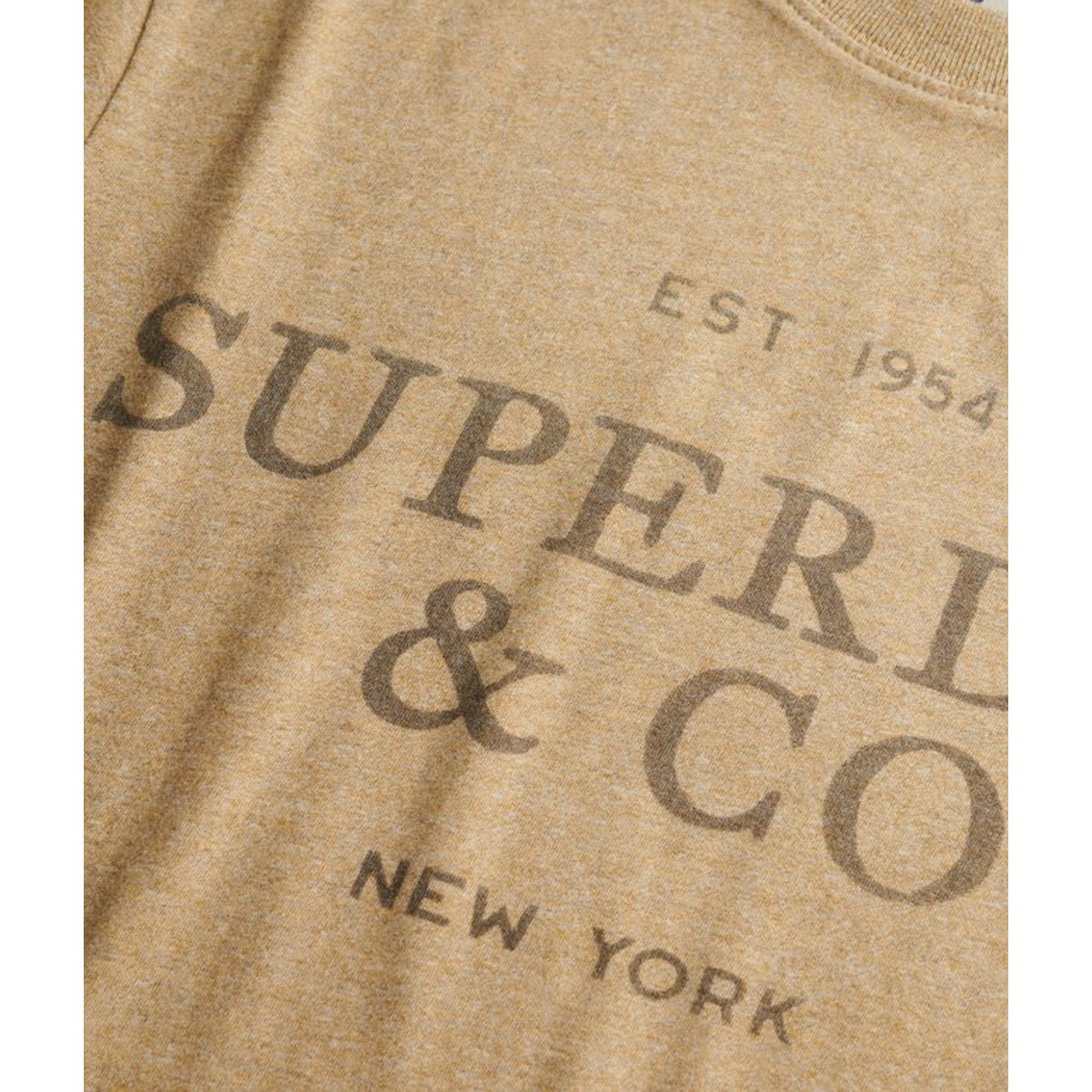 SUPERDRY 1954 COMPANY RELAXED T-SHIRT BEIGE MARL 1WY