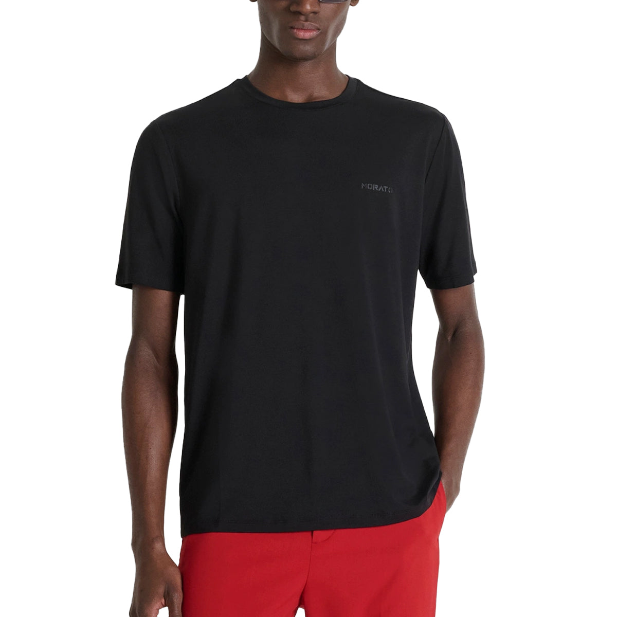 ANTONY MORATO CHEST LOGO T-SHIRT BLACK MMKS02618