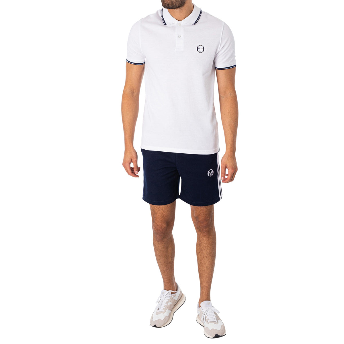 SERGIO TACCHINI PIETRAPERTOSA SHORTS MARITIME BLUE/WHITE