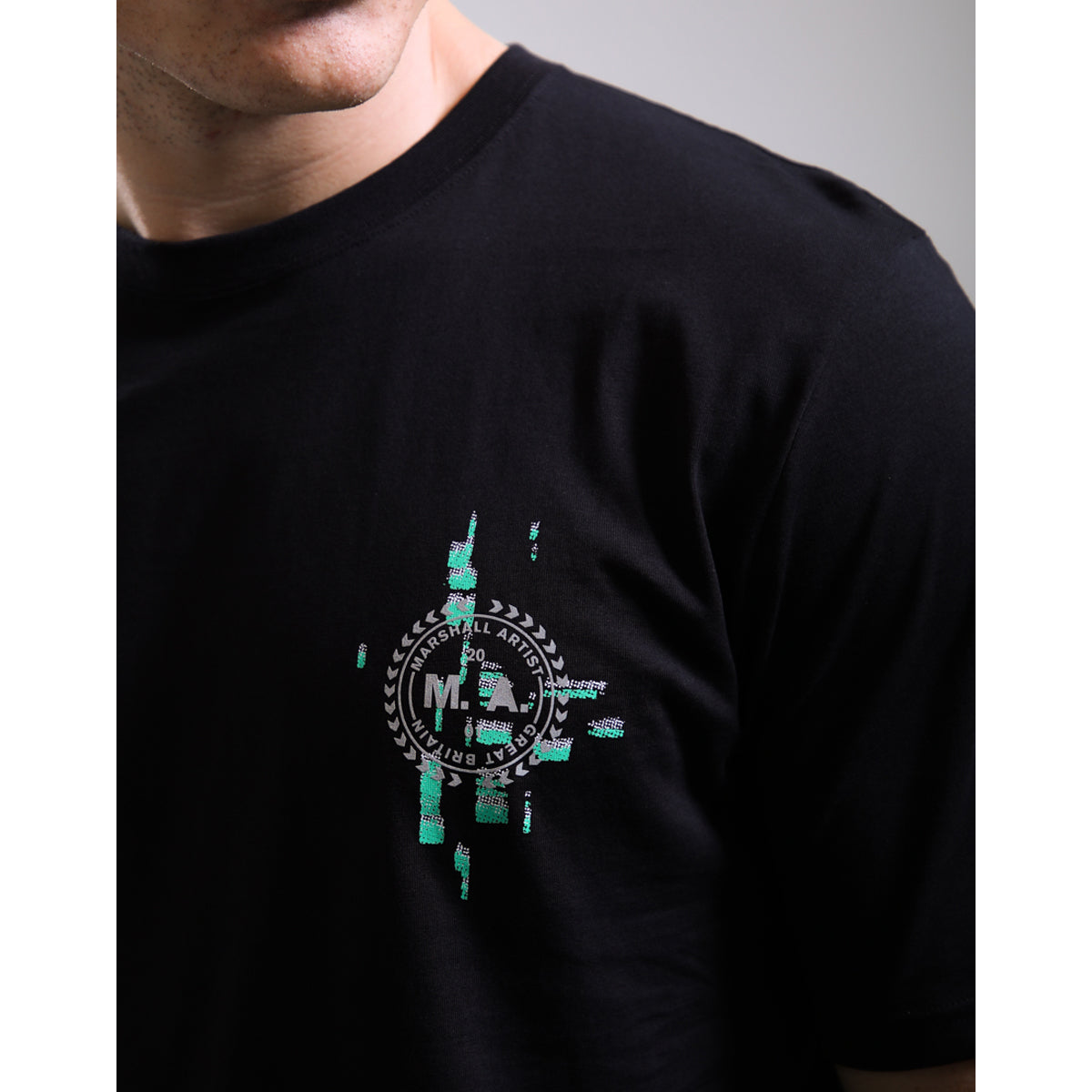MARSHALL ARTIST GLITCH THEORY T-SHIRT BLACK