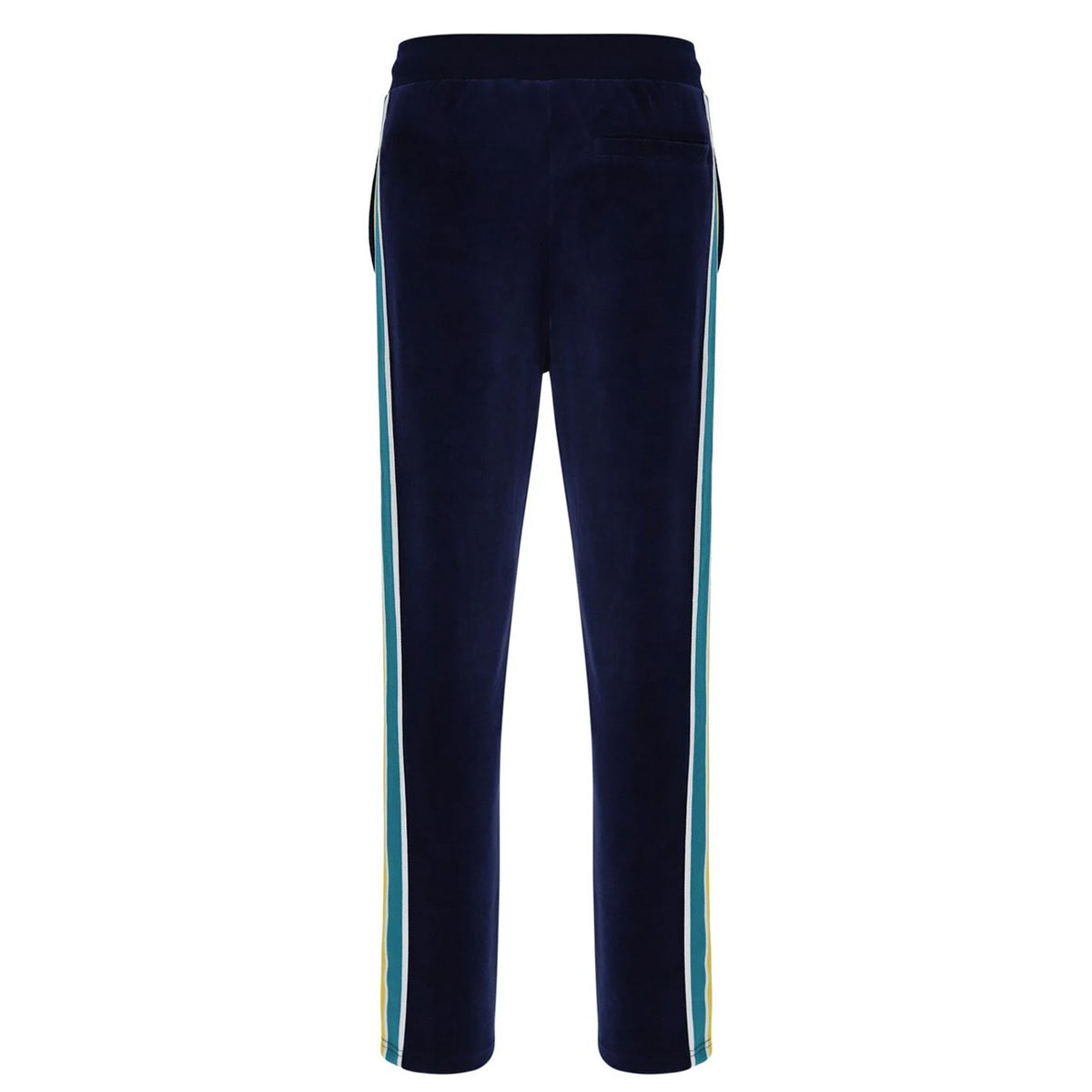 SERGIO TACCHINI MONTE VELOUR TRACK PANT MARITIME BLUE/MANGO MINT