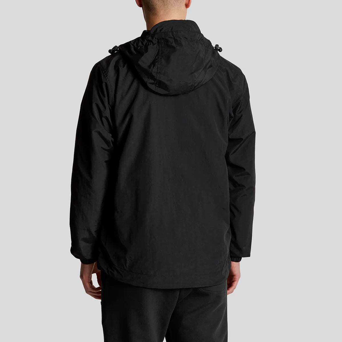 LYLE & SCOTT ZIP THROUGH HOODED JACKET JK464V JET BLACK