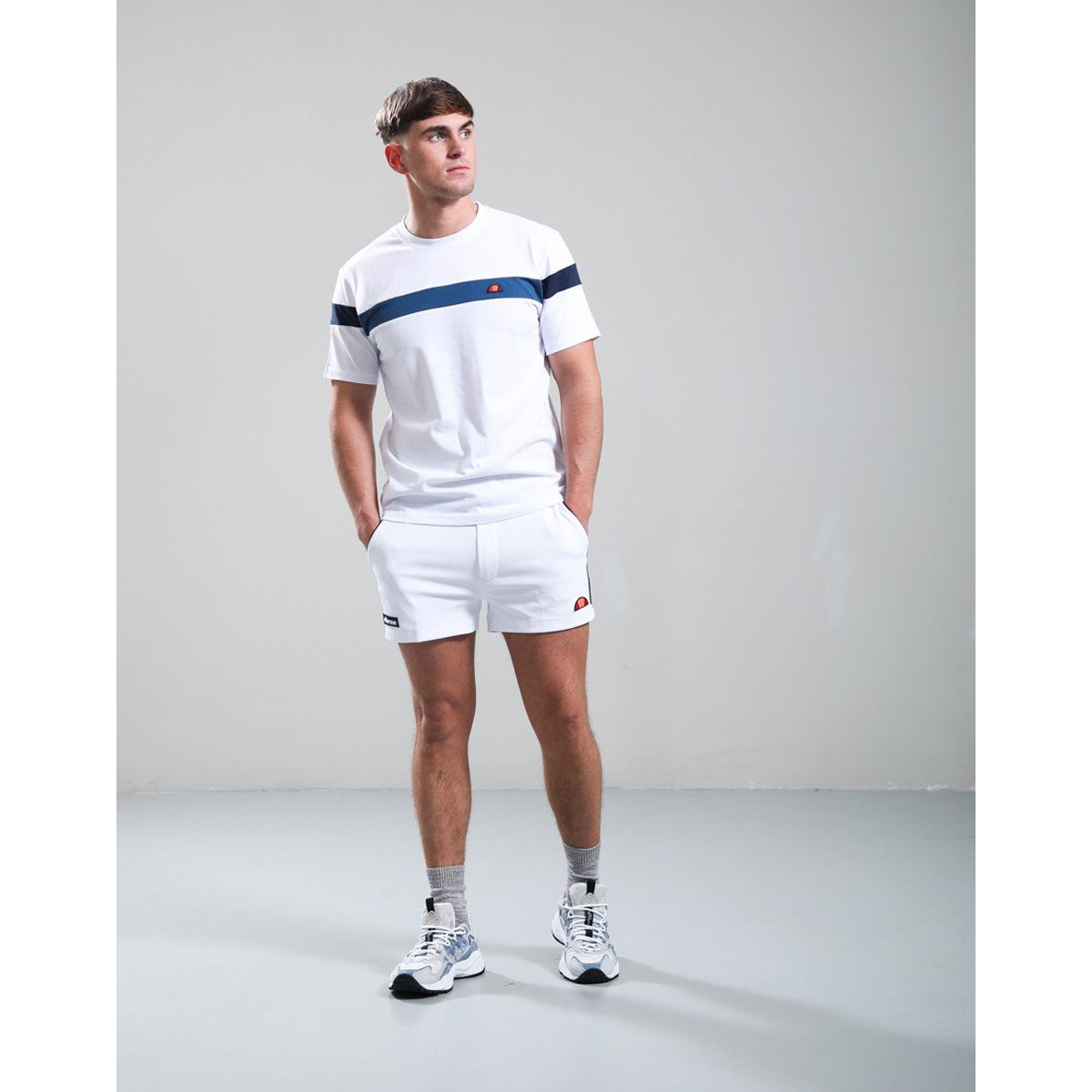 ELLESSE CASERIO T-SHIRT WHITE/BLUE