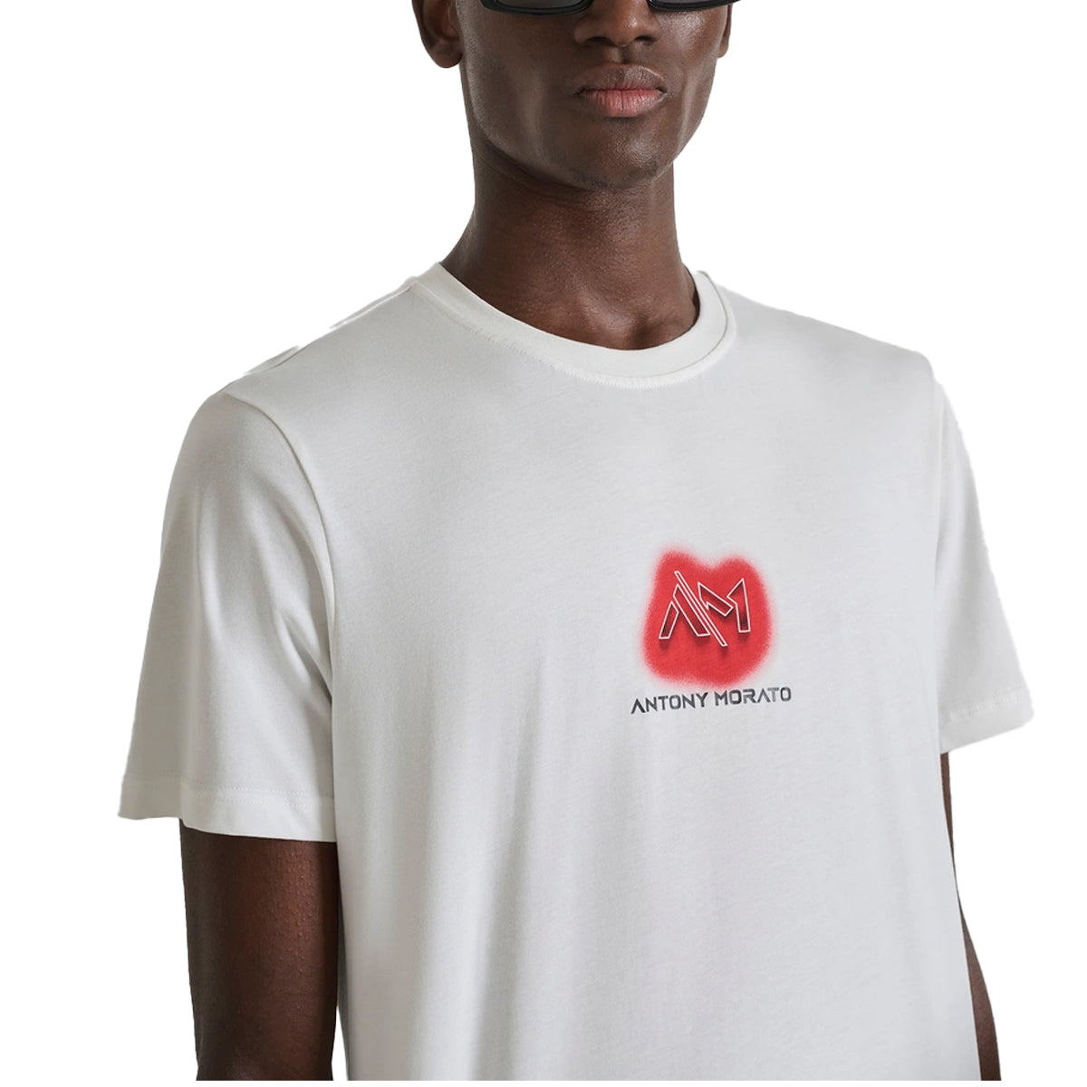 ANTONY MORATO PRINT LOGO T-SHIRT CREAM MMKS02617
