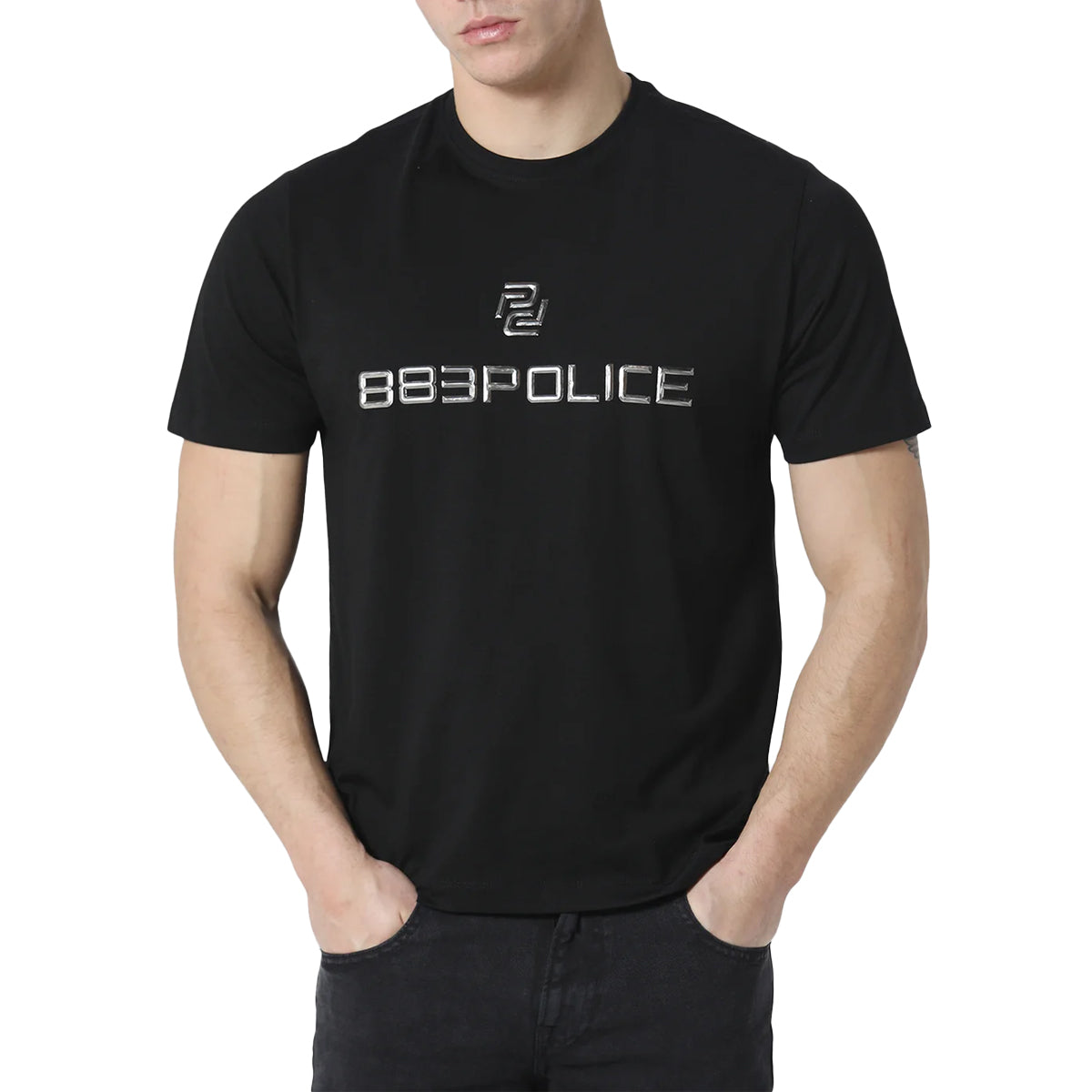 883 POLICE KILDONAN T-SHIRT BLACK