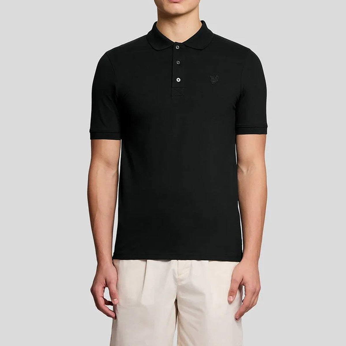 SUPERFINE POLO SHIRT BLACK SP2255TONT