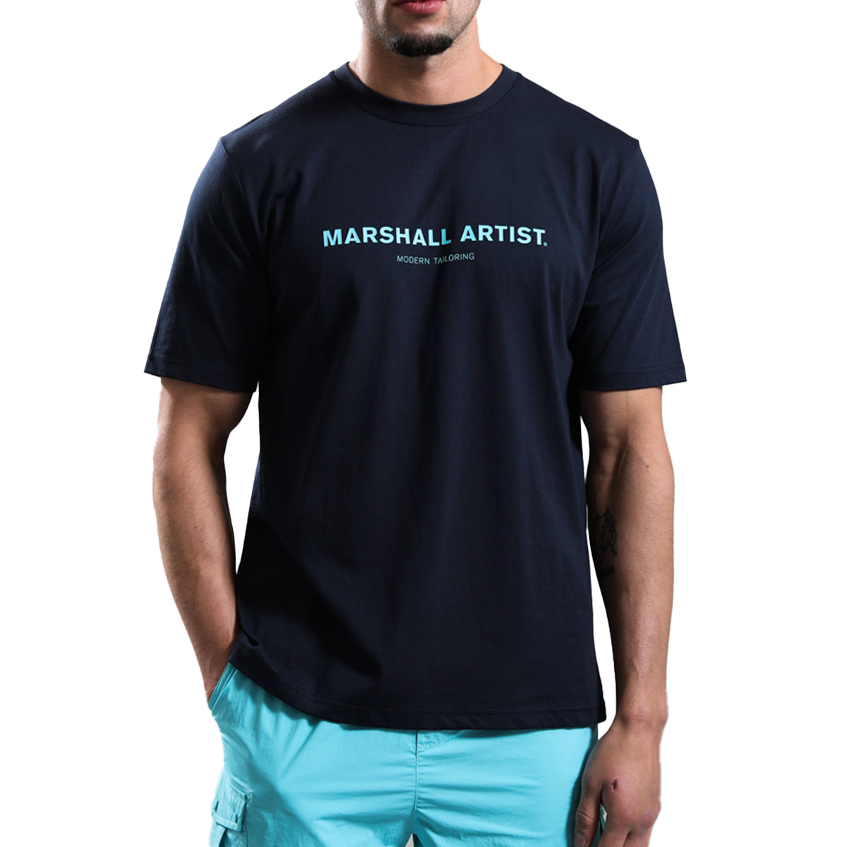 MARSHALL ARTIST THERMO T-SHIRT NAVY