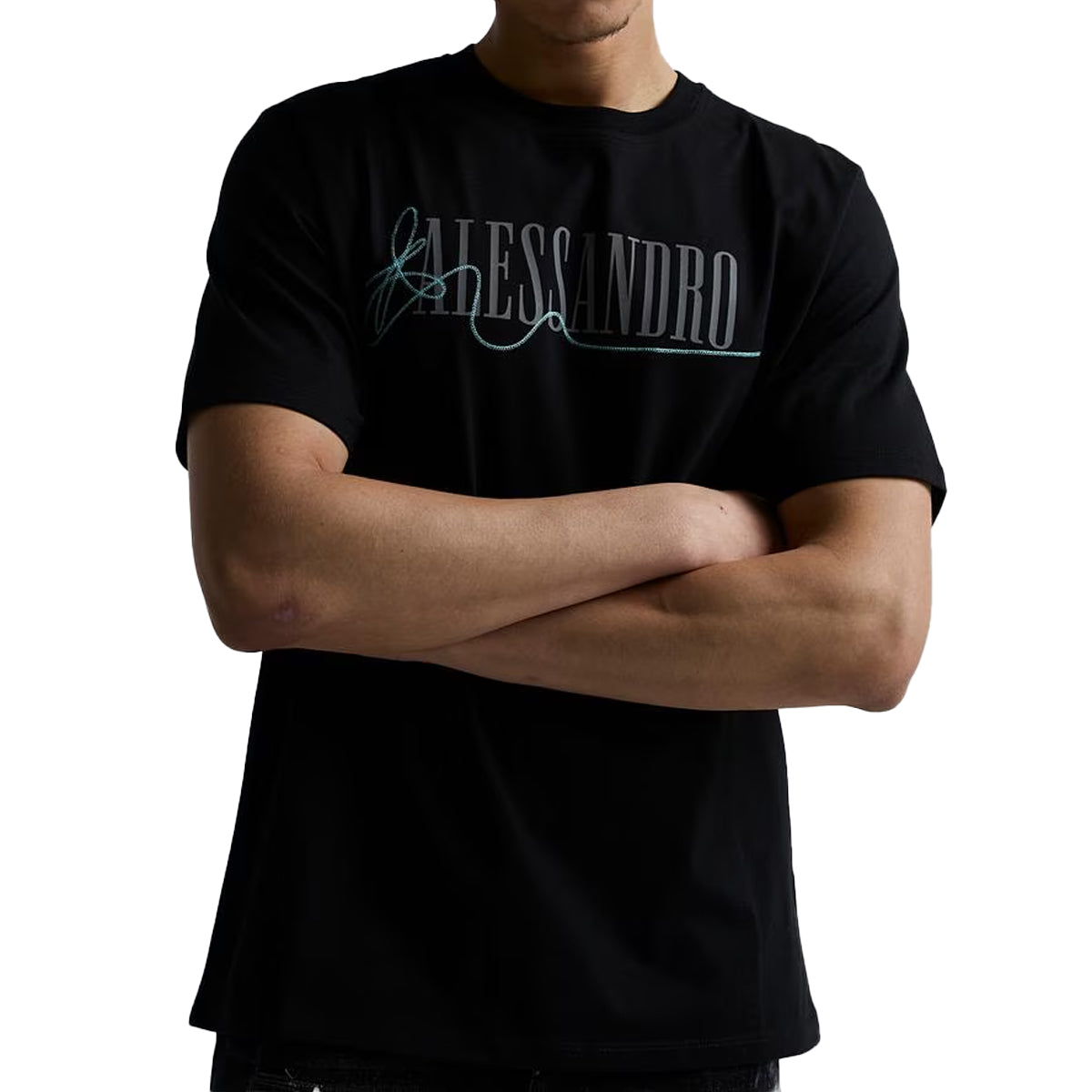 ALESSANDRO ZAVETTI POMETI T-SHIRT BLACK