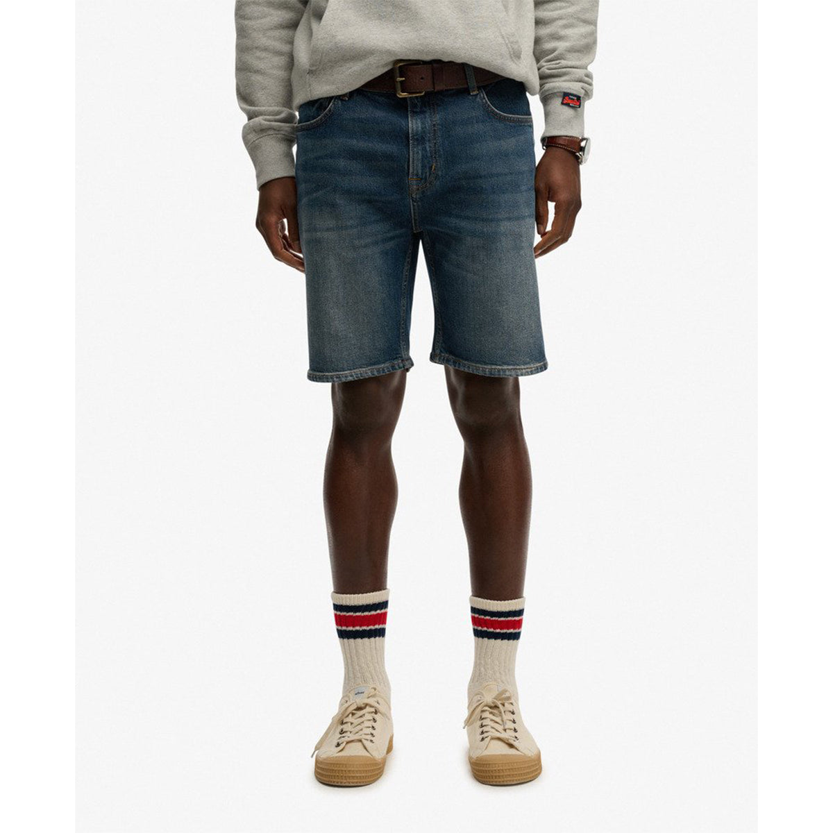 SUPERDRY VINTAGE STRAIGHT SHORT YOKOHOMA DARK BLUE H1S