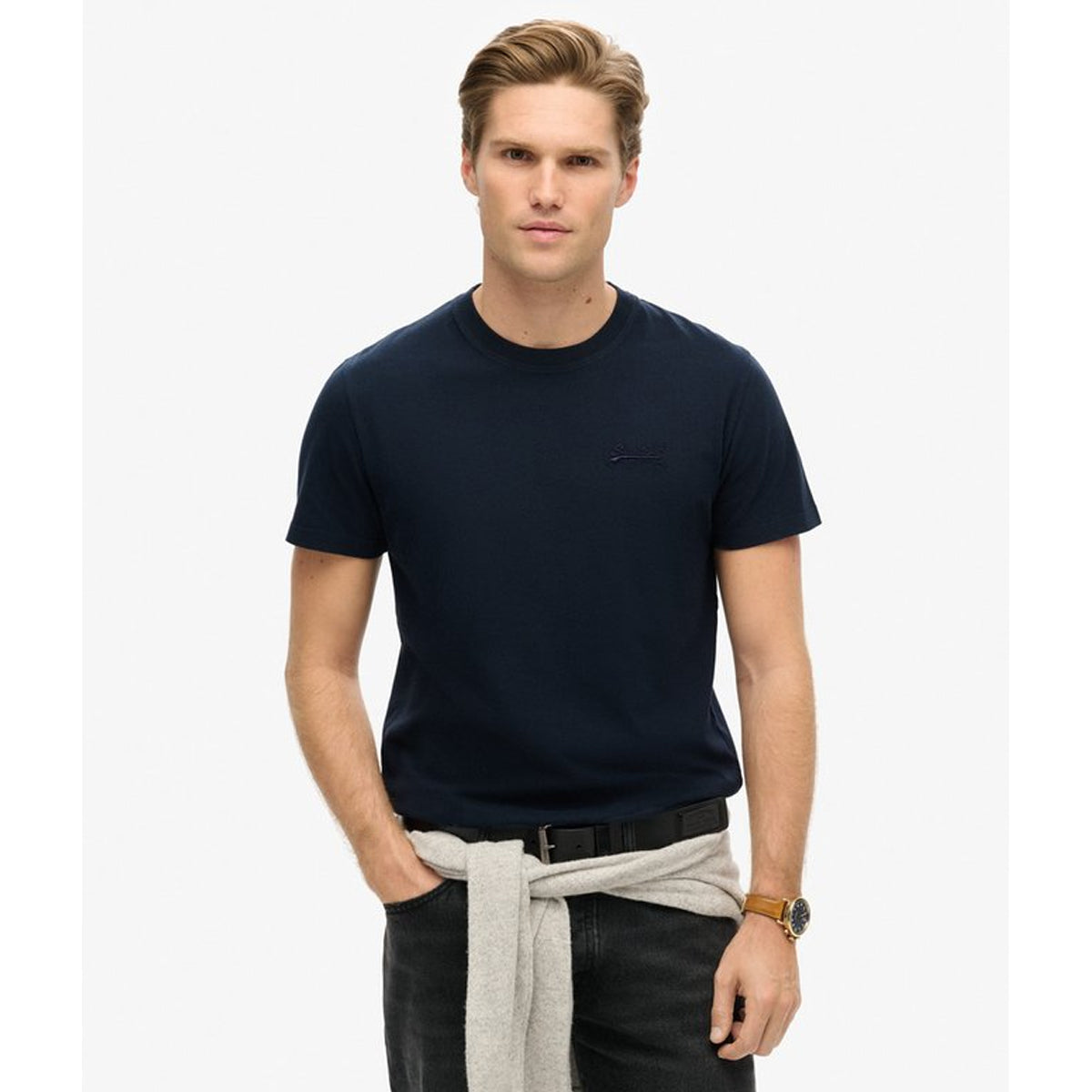 SUPERDRY ESSENTIAL LOGO ECLIPSE NAVY T-SHIRT