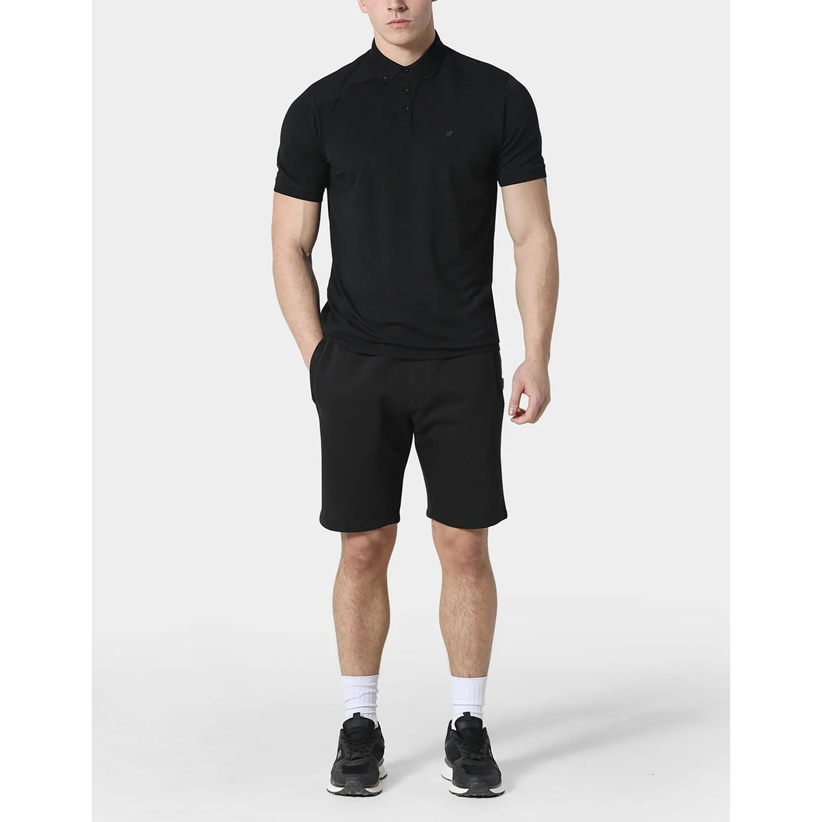 883 POLICE AITOR JOG SHORTS BLACK