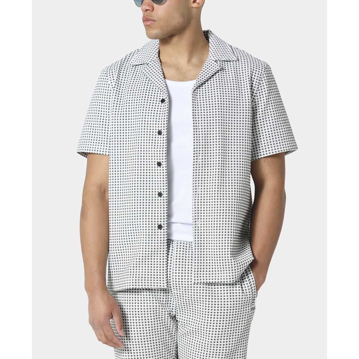 883 POLICE OSHAWA S/S SHIRT COOL GREY