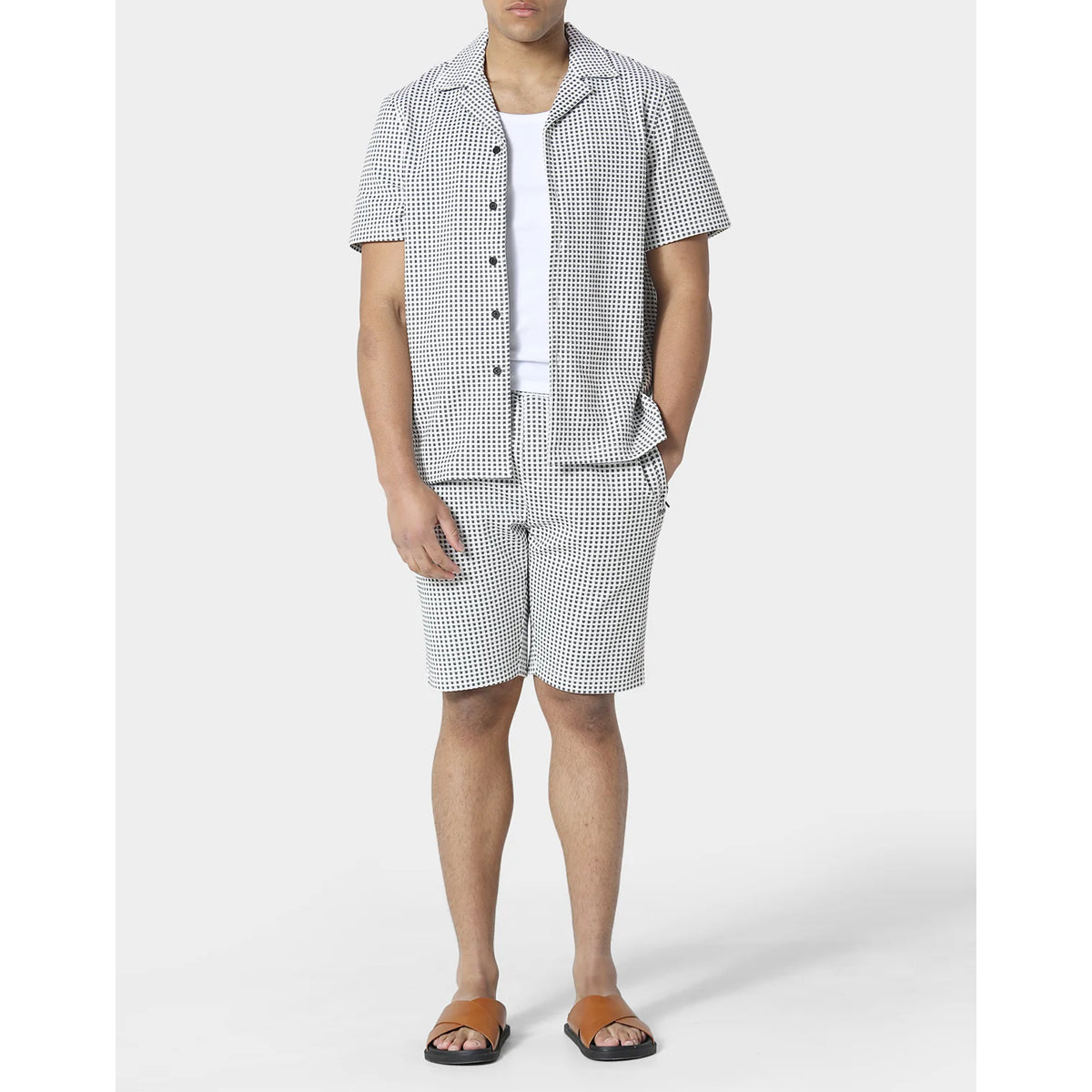 883 POLICE OSHAWA S/S SHIRT COOL GREY