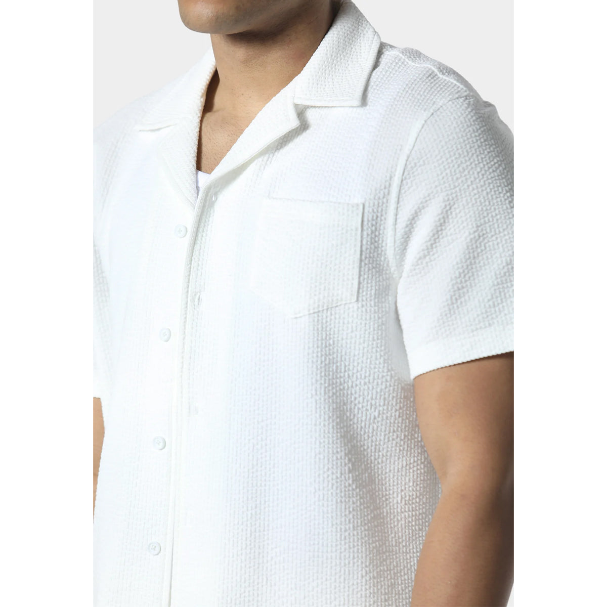 883 POLICE HULLTON S/S SHIRT WHITE