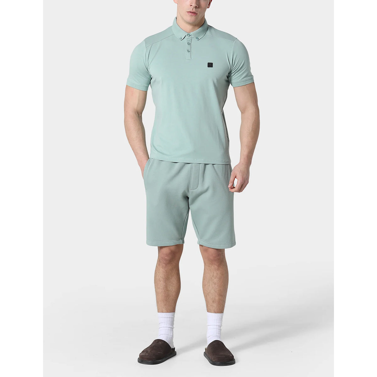 883 POLICE AITOR JOG SHORTS PALE AQUA