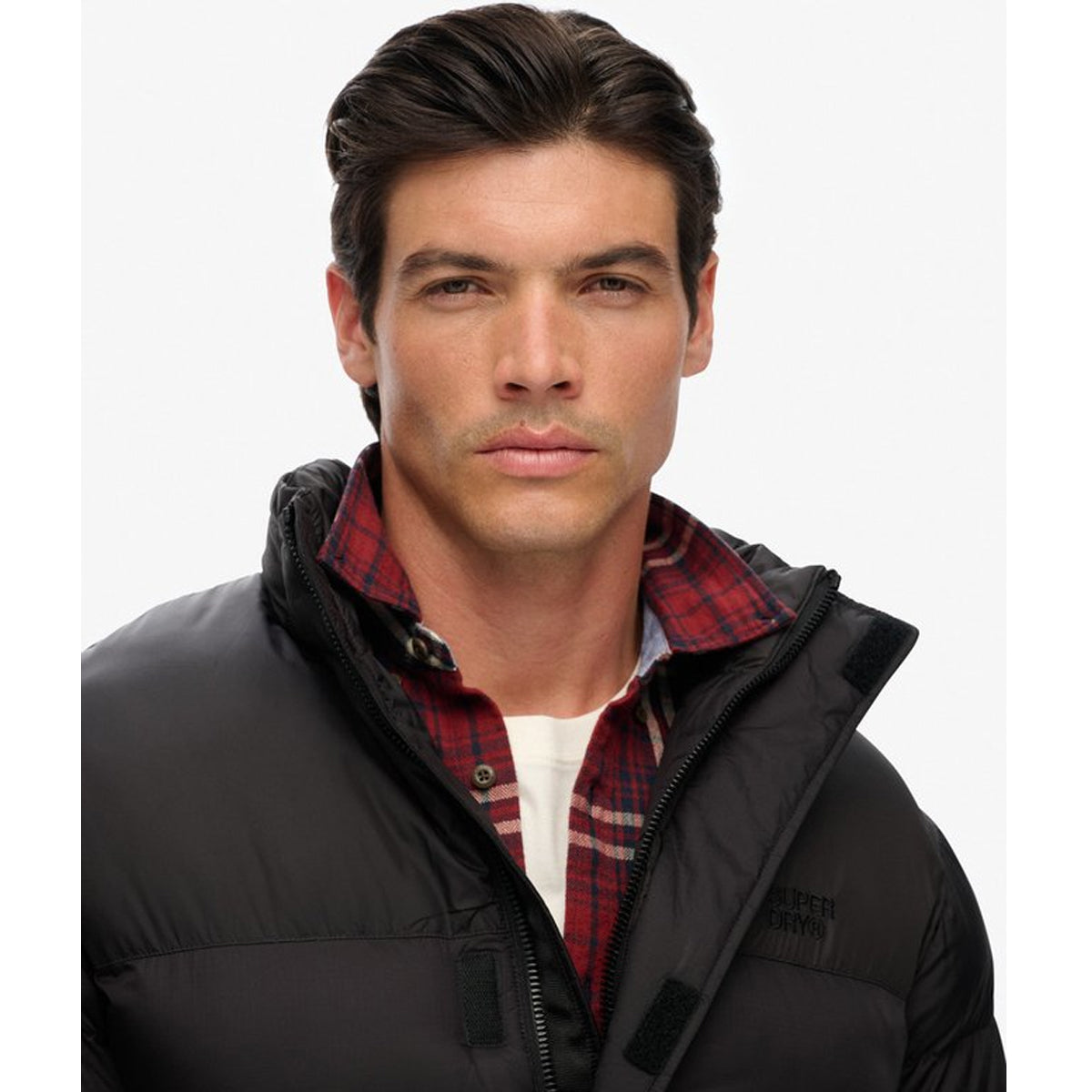 NON HOODED TECH PADDED JACKET BLACK 02A