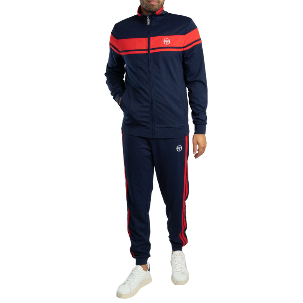 SERGIO TACCHINI DAMARINDO TRACK TOP NAVY/RED