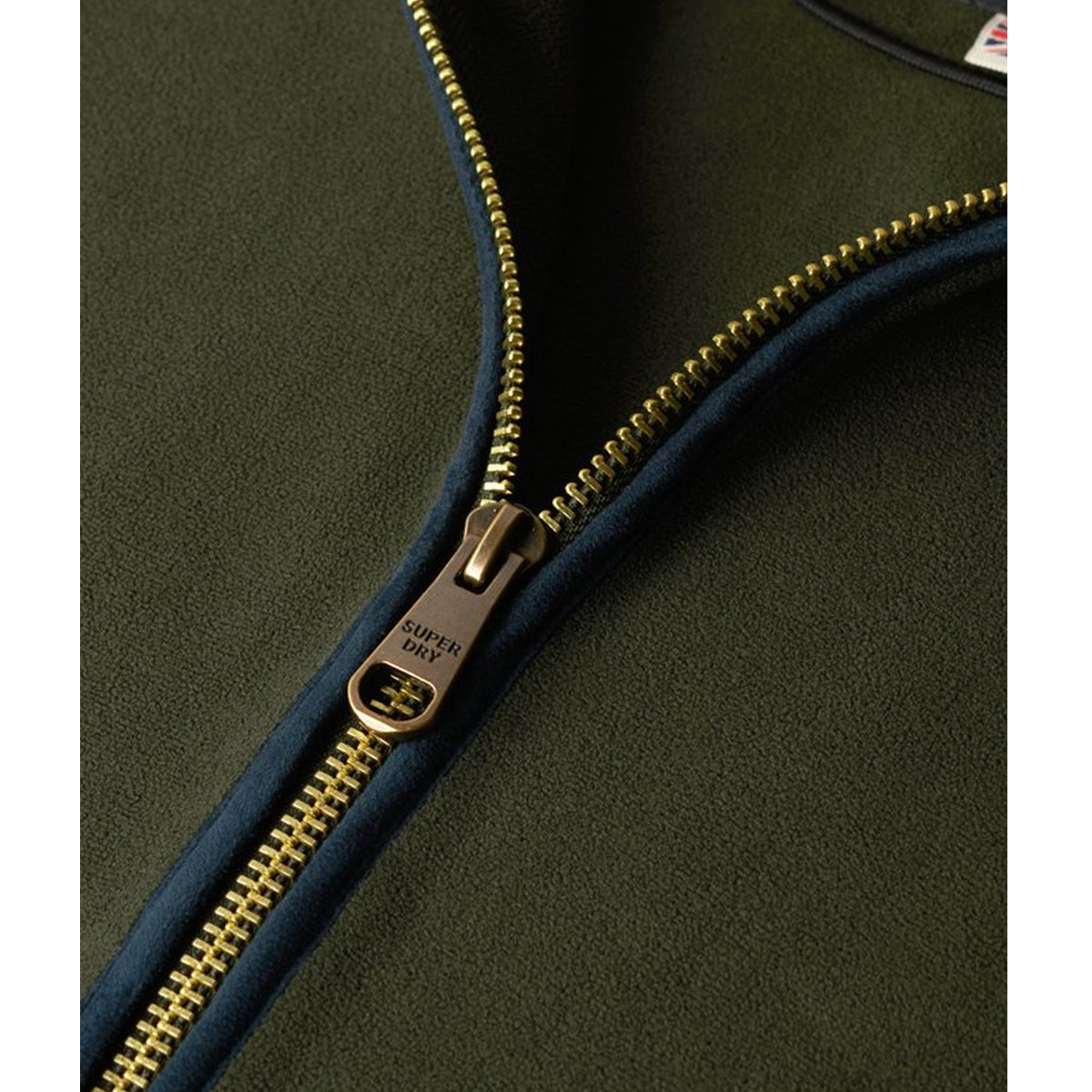 ESTATE FLEECE GILET OLIVE GREEN 1KM