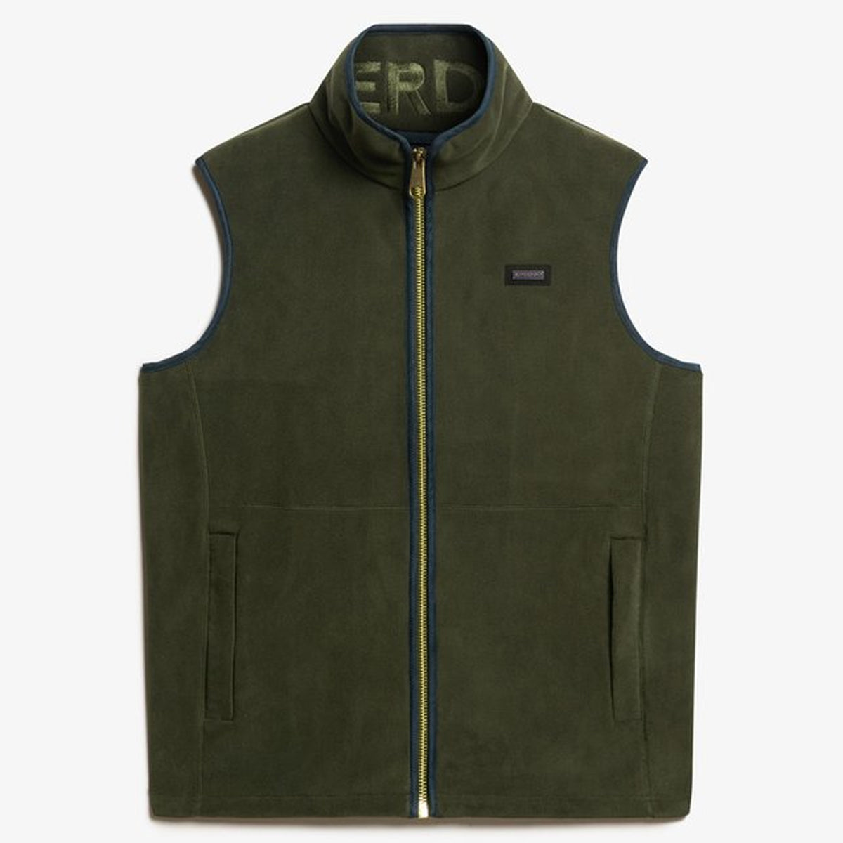 ESTATE FLEECE GILET OLIVE GREEN 1KM
