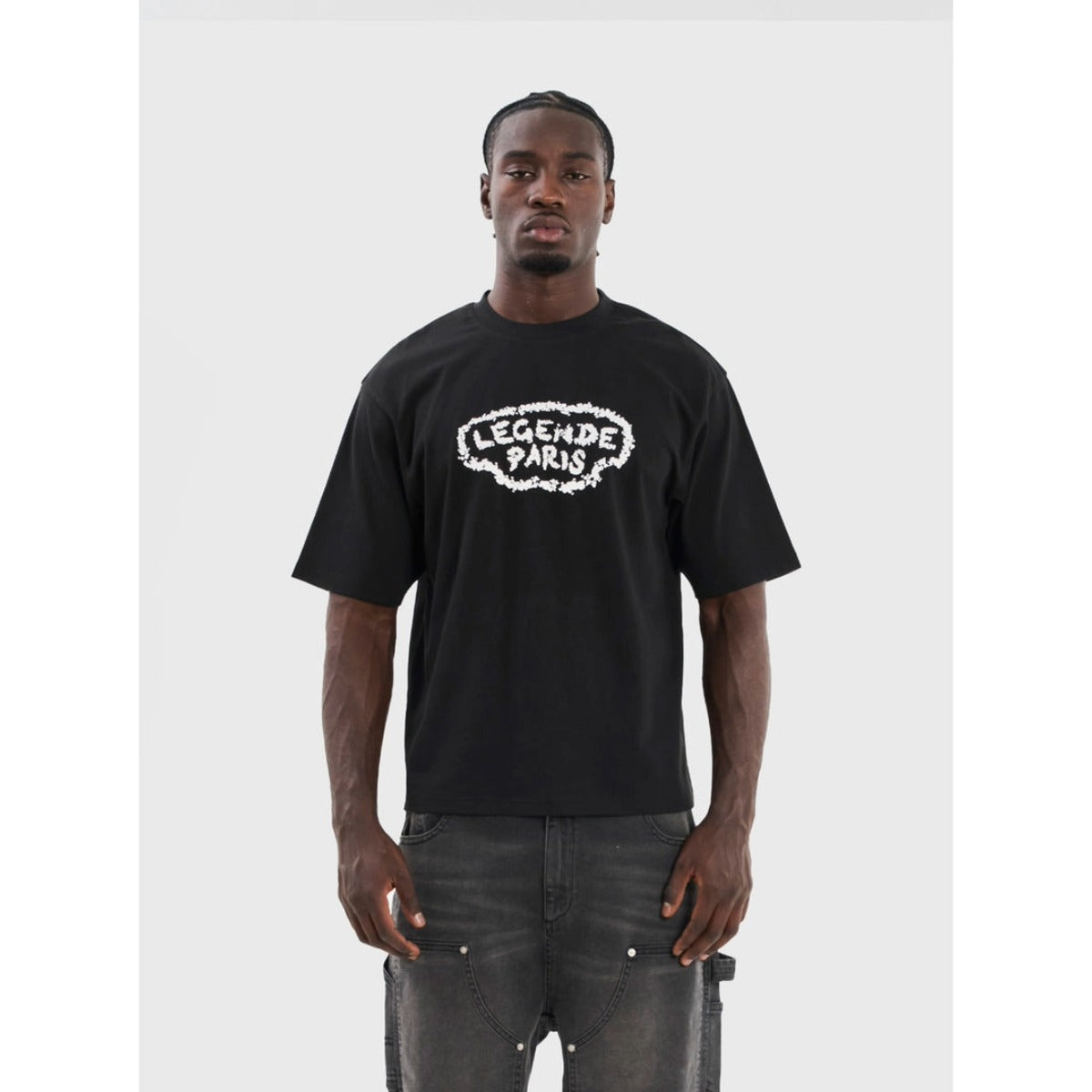 LEGENDE PARIS DIAMOND T-SHIRT BLACK