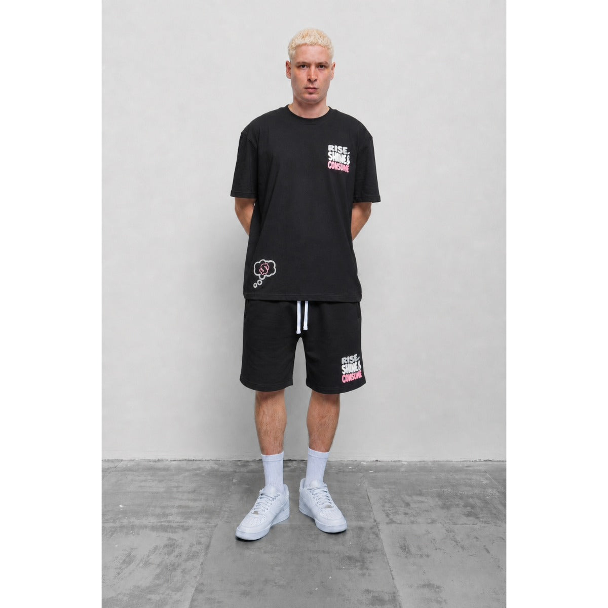 FRESH FLAVOURS RISE T-SHIRT BLACK