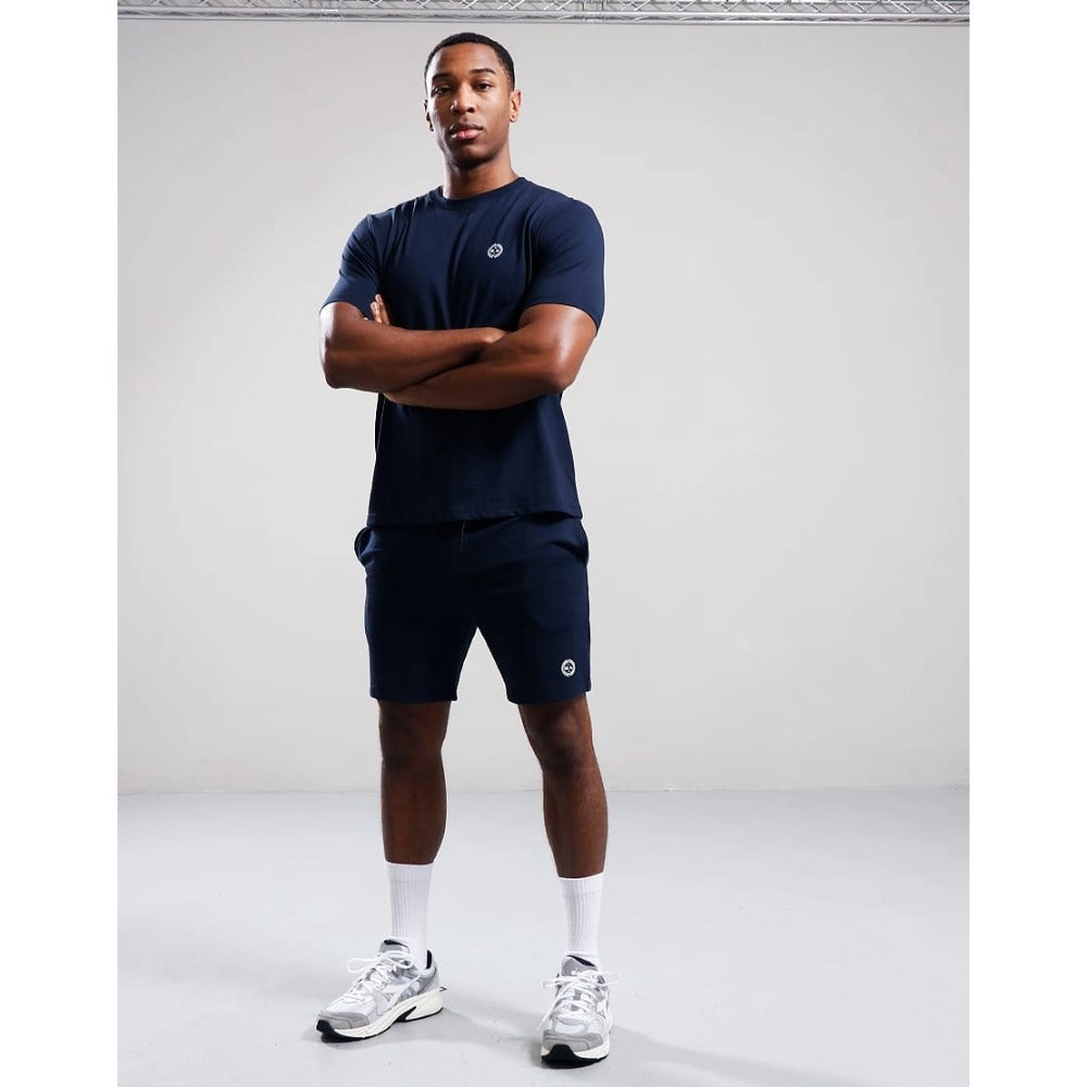 MARSHALL ARTIST DELTA LOGO T-SHIRT NAVY