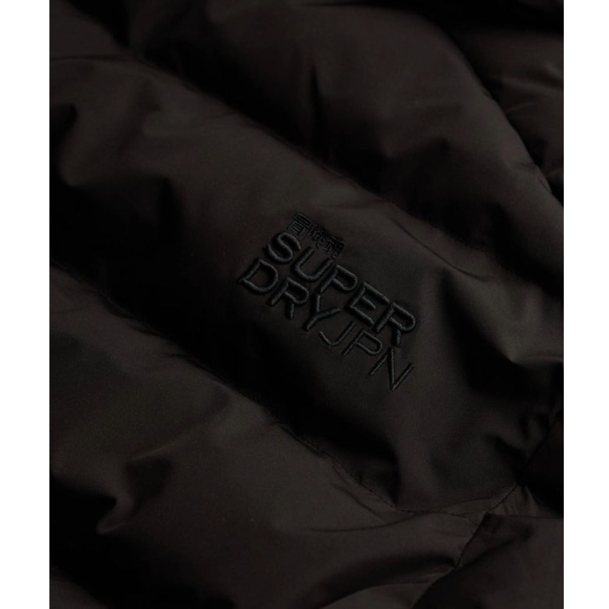 SUPERDRY HOODED SPORTS PUFFER JACKET BLACK 16A