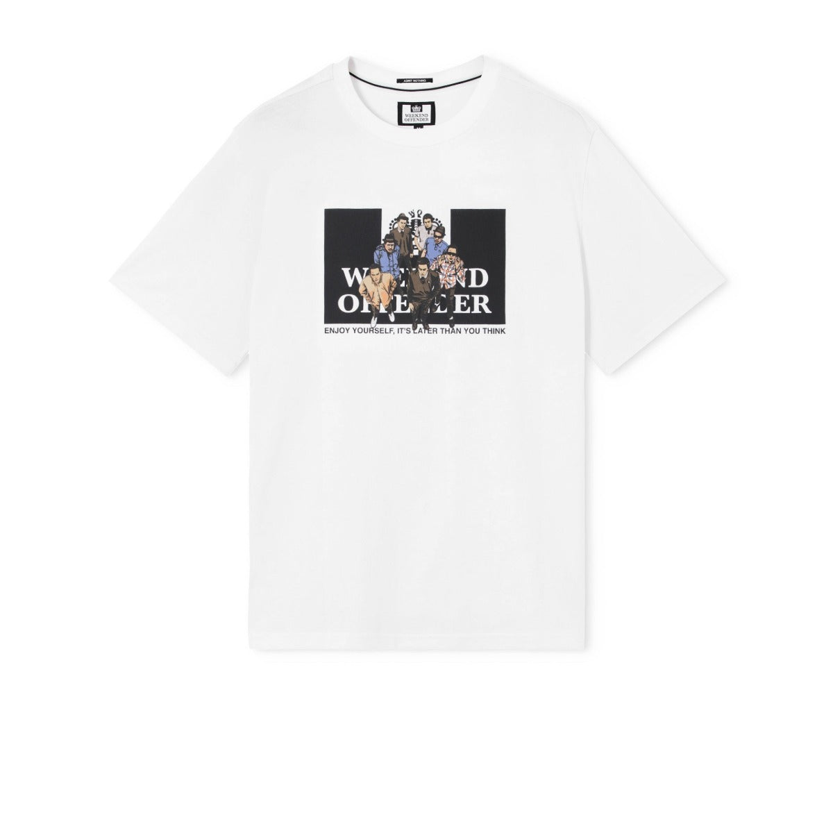 WEEKEND OFFENDER AKA GRAPHIC T-SHIRT WHITE