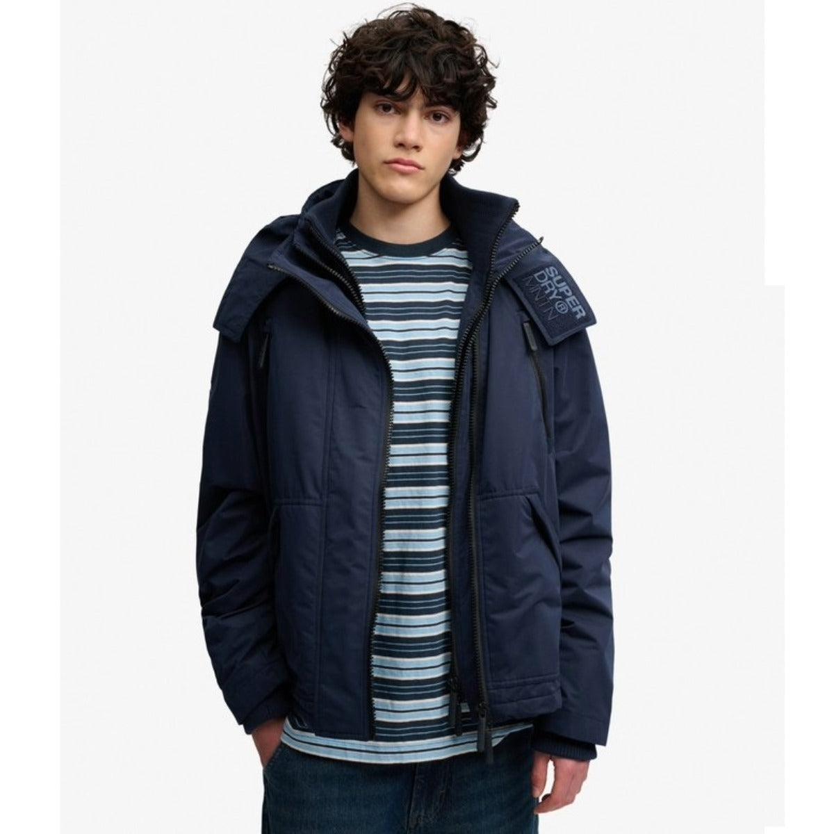SUPERDRY HOODED MF ARCTIC WINDCHEATER DARKEST NAVY 49P