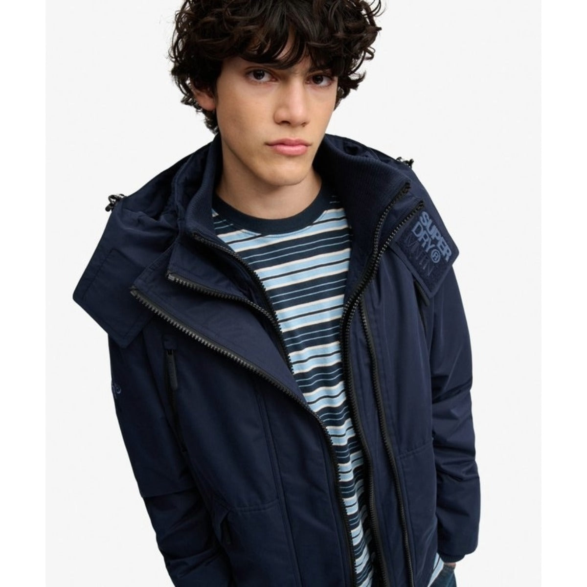SUPERDRY HOODED MF ARCTIC WINDCHEATER DARKEST NAVY 49P