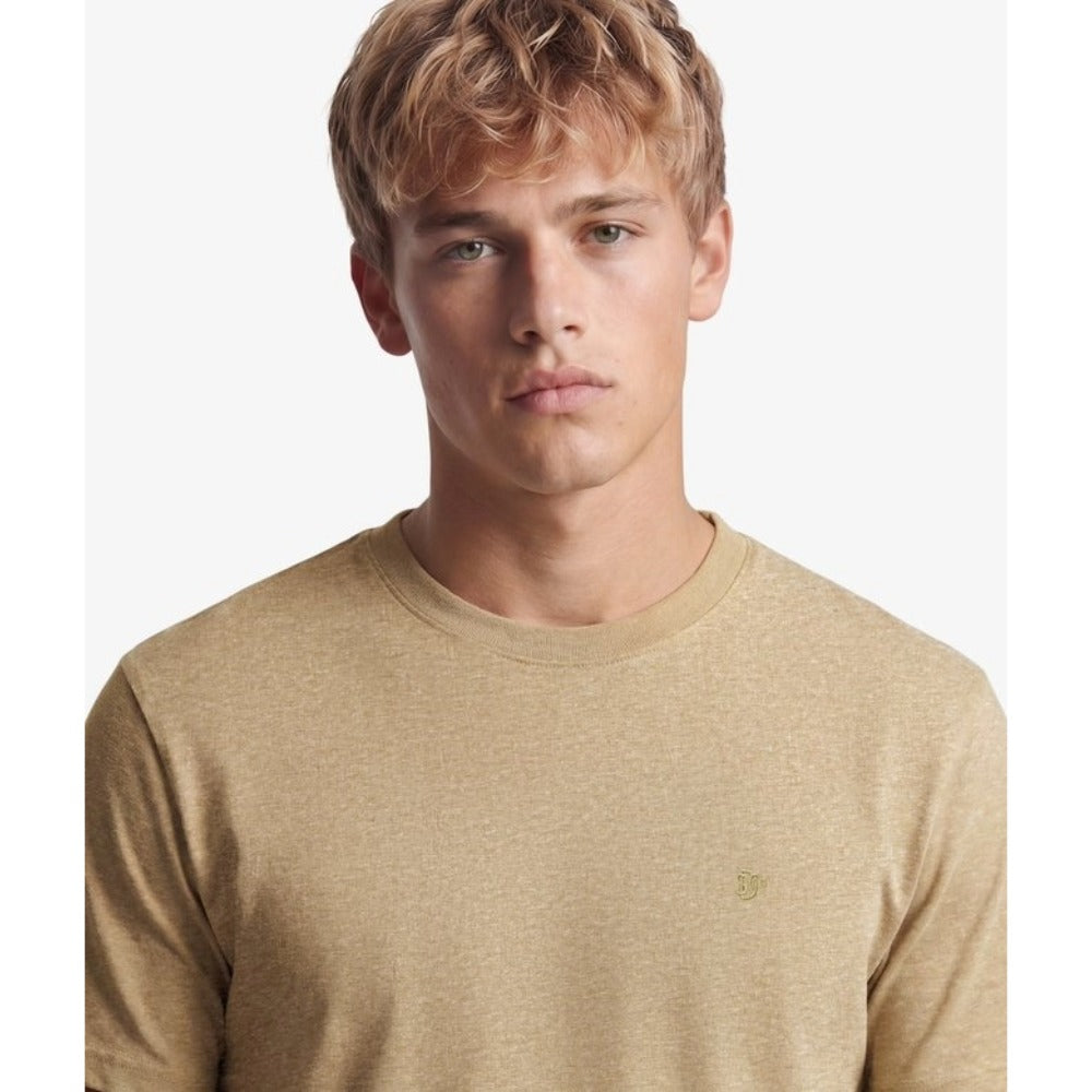 SUPERDRY ESSENTIAL SDCO LOGO EMB T-SHIRT TAN/BEIGE 05D