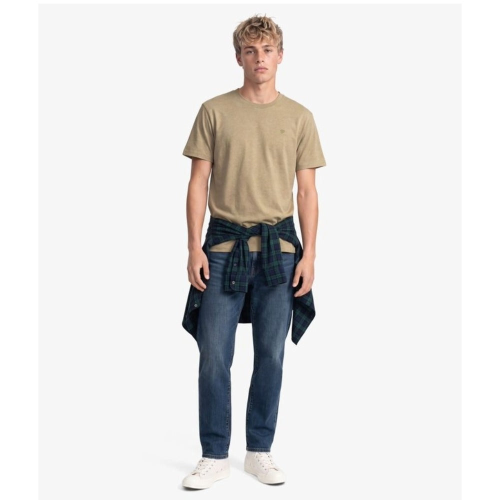 SUPERDRY ESSENTIAL SDCO LOGO EMB T-SHIRT TAN/BEIGE 05D