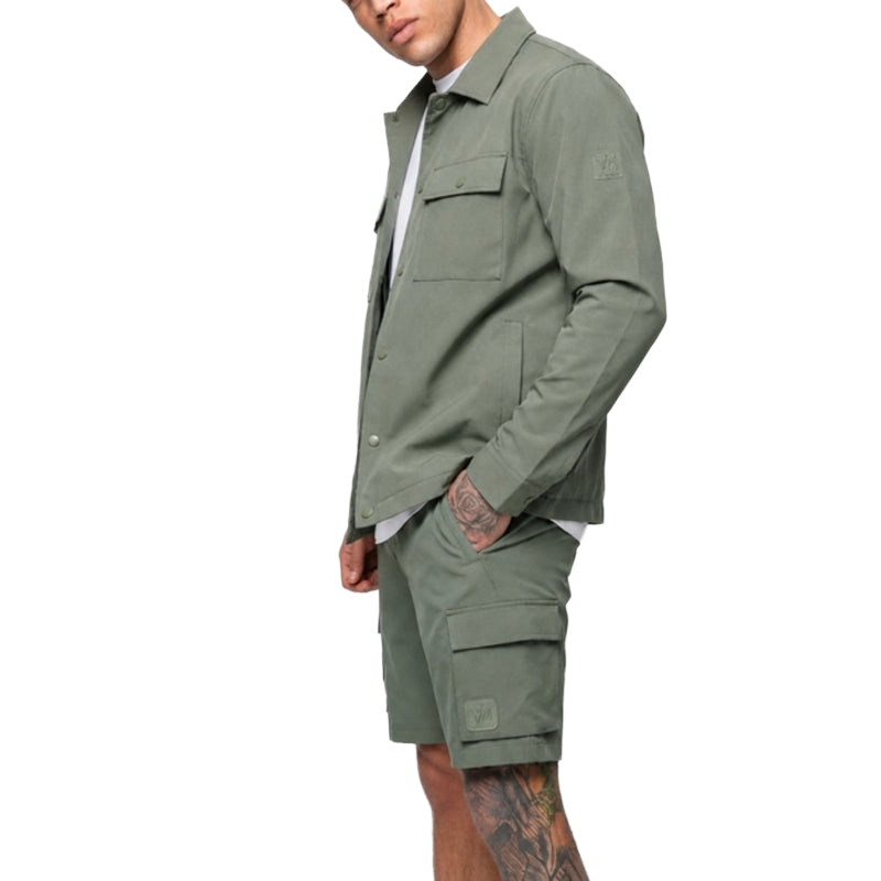 VALERE LUXE OVERSHIRT KHAKI