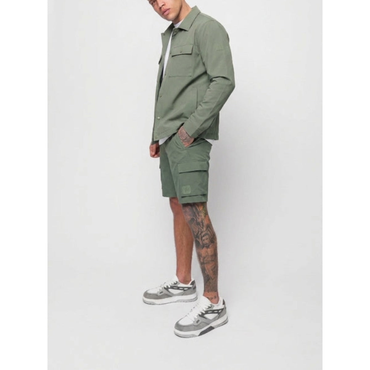 VALERE LUXE OVERSHIRT KHAKI