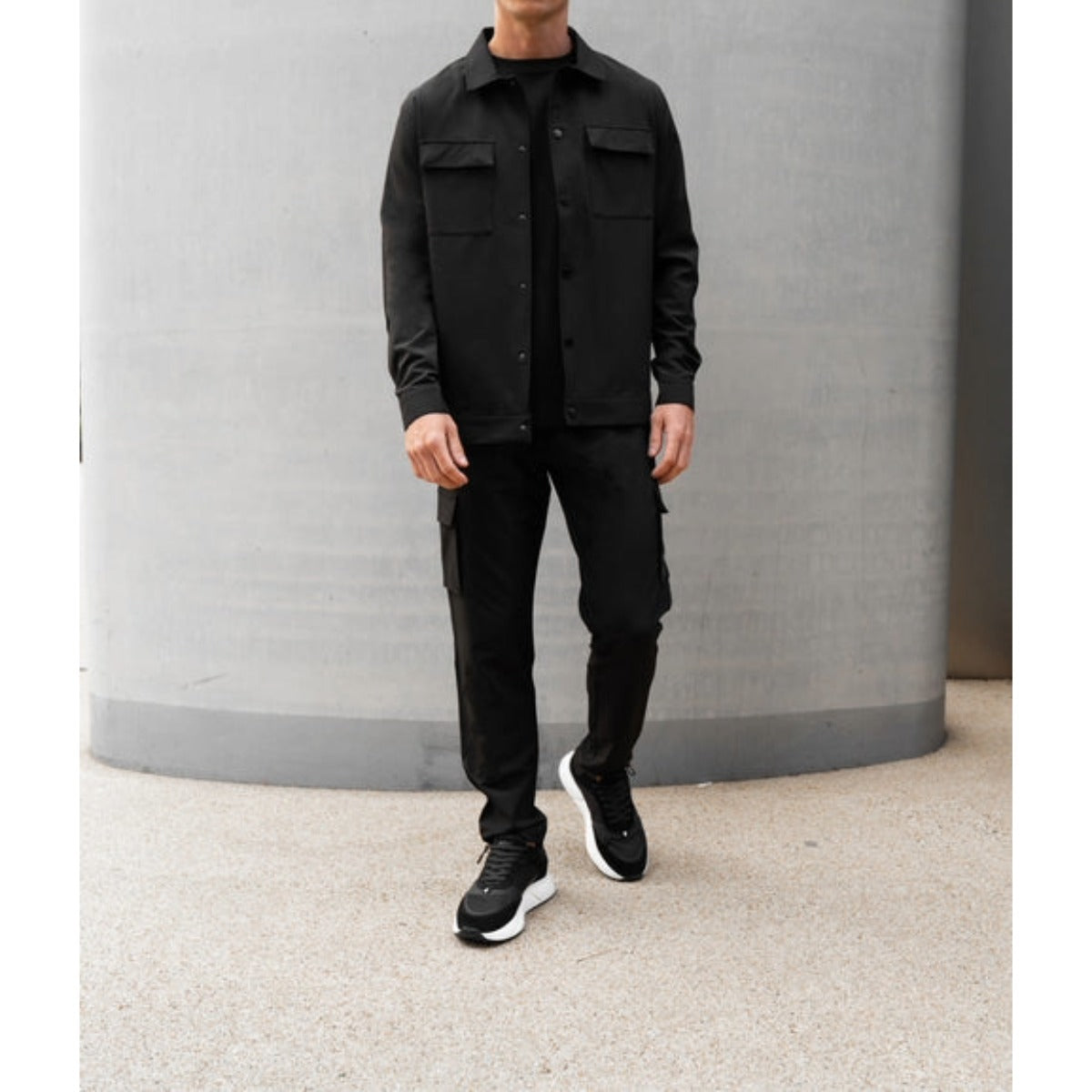 VALERE LUXE OVERSHIRT BLACK