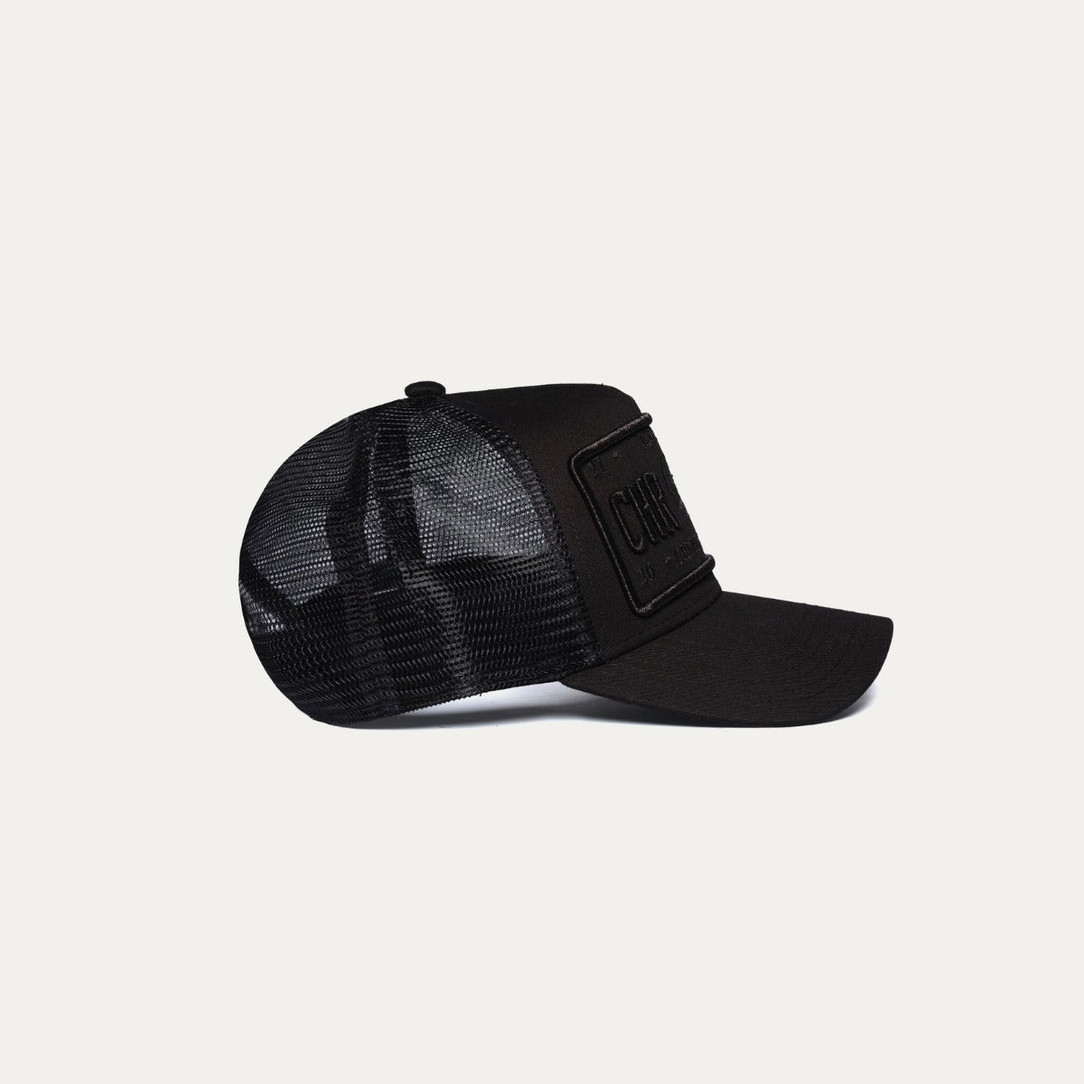 CHRISTIAN ROSE WASHED ICONIC II PLATE BLACK/BLACK METALLIC