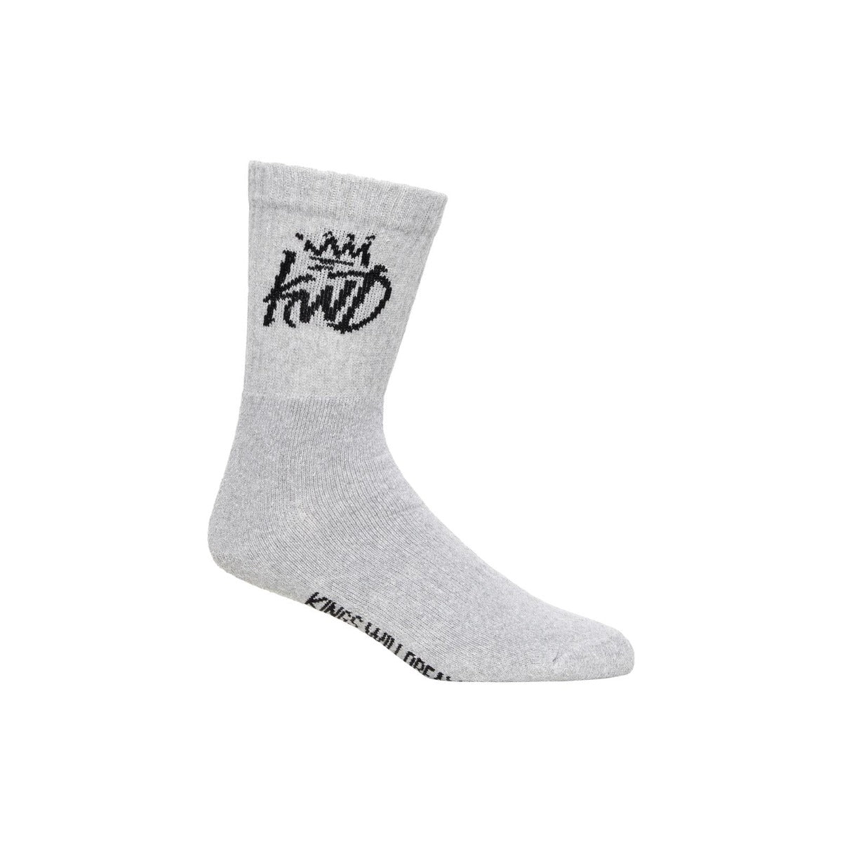 KINGS WILL DREAM SIMPLENE 3 PACK SPORT SOCKS BLACK/GREY/WHITE