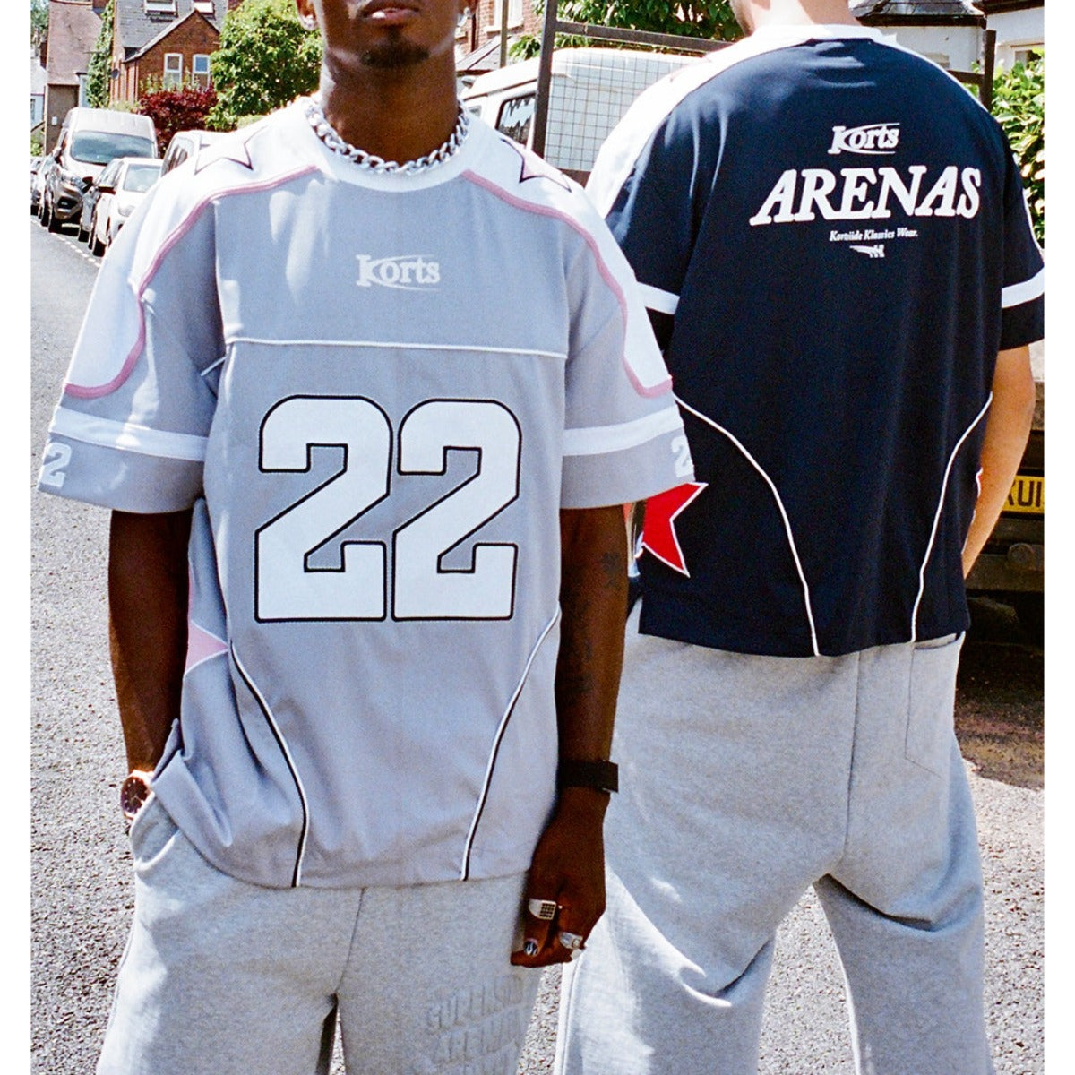 KORTSIIDE ARENAS JERSY GREY T-SHIRT