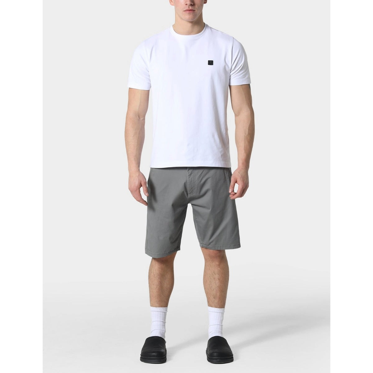 883 POLICE TYWYN CHINO SHORTS GREY