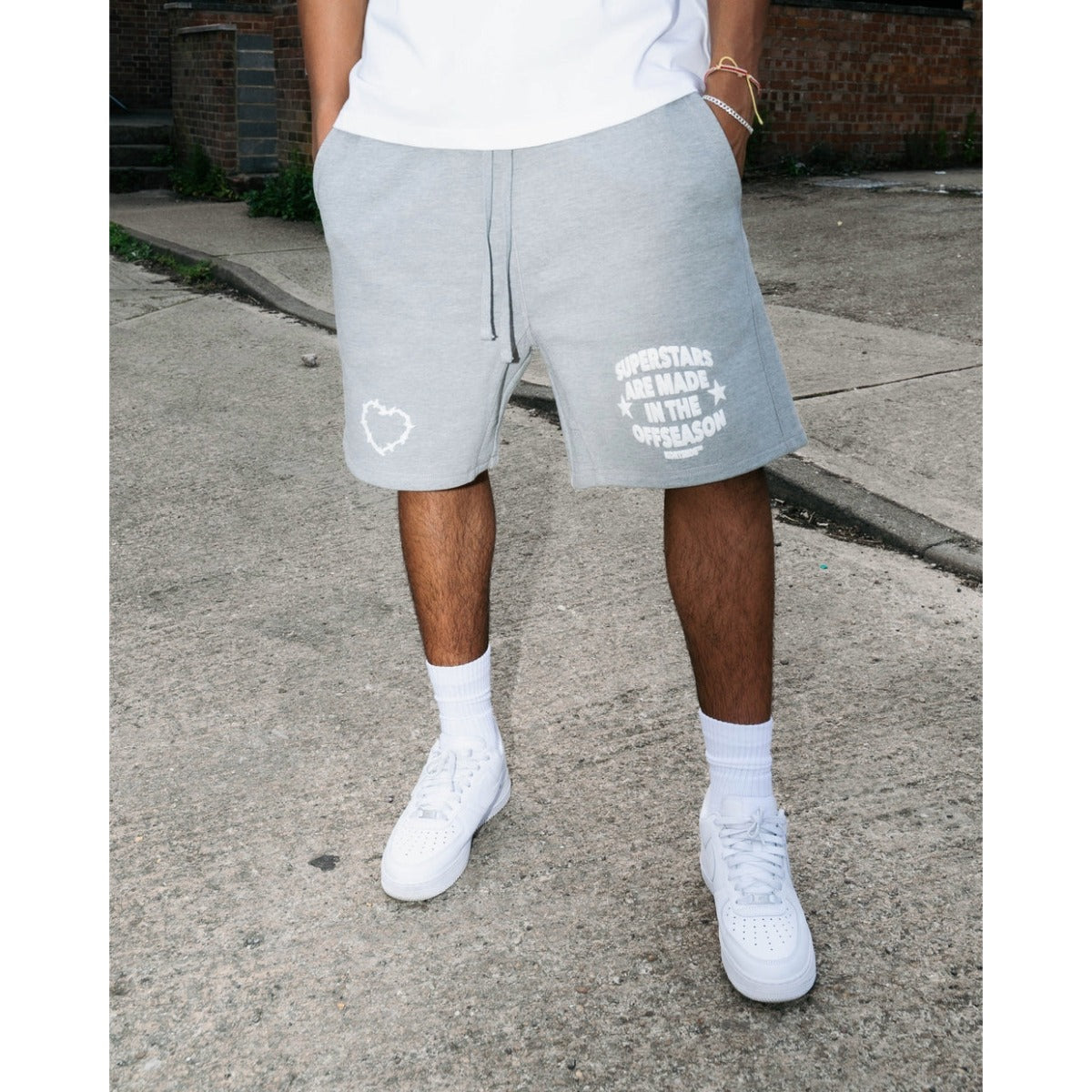 KORTSIIDE SUPERSTAR CLASSIC SHORTS GREY