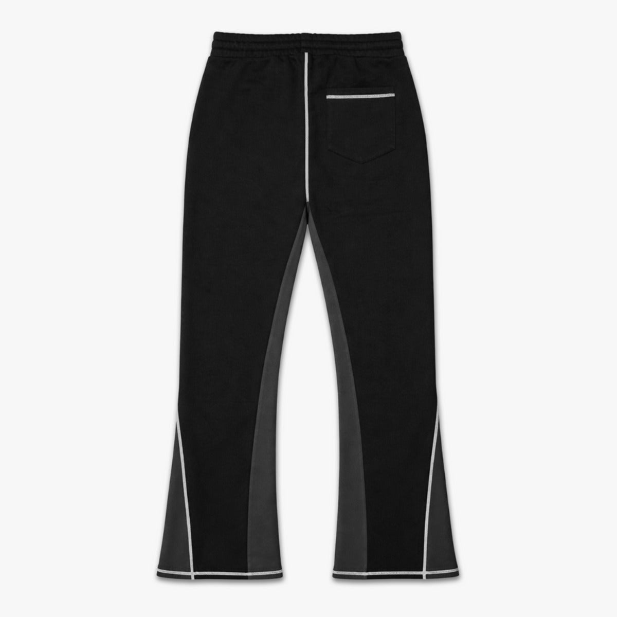 KORTSIIDE SUPERSTAR STITCHED FLARED JOGGER TRIPLE BLACK