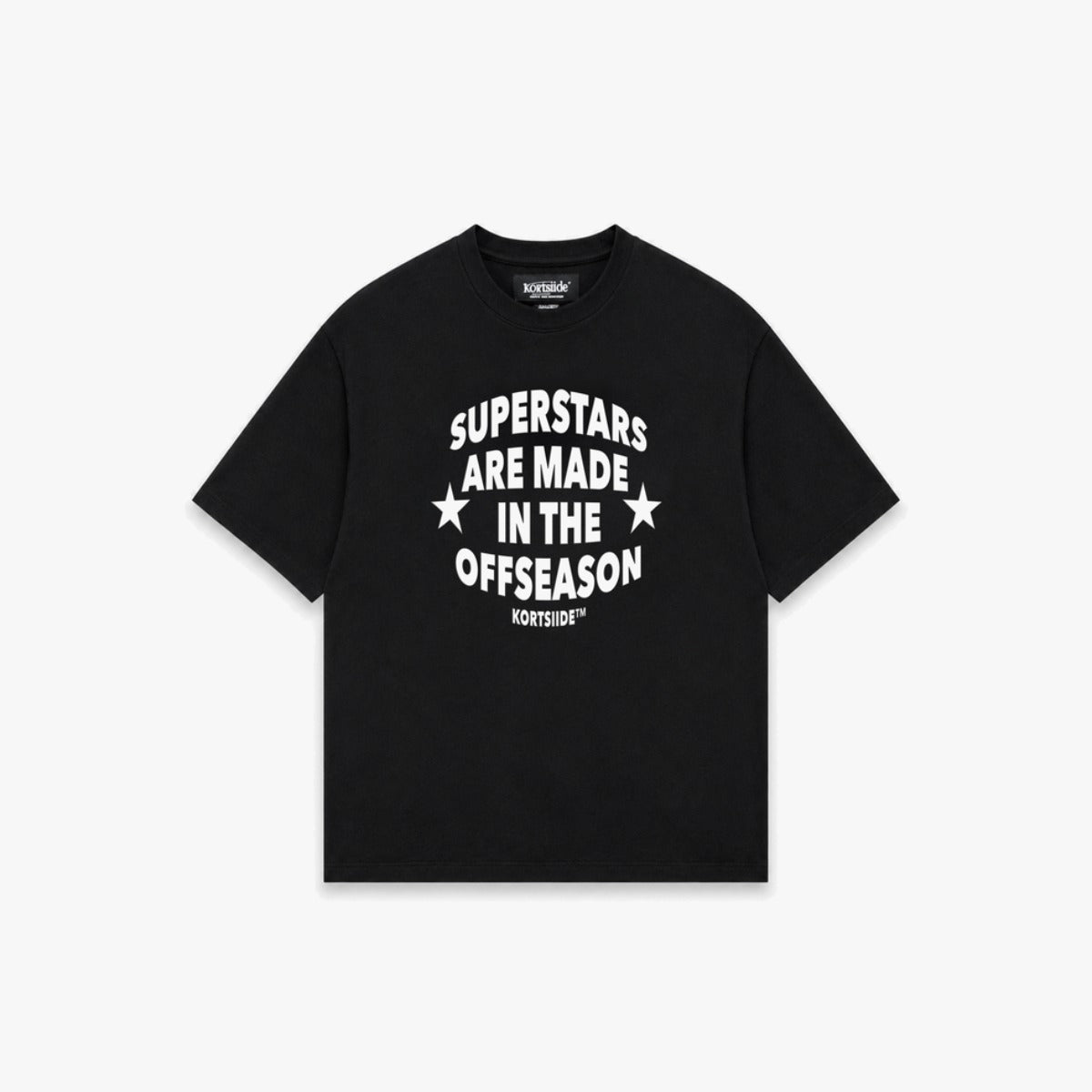 KORTSIIDE SUPERSTAR CLASSIC T-SHIRT BLACK/WHITE