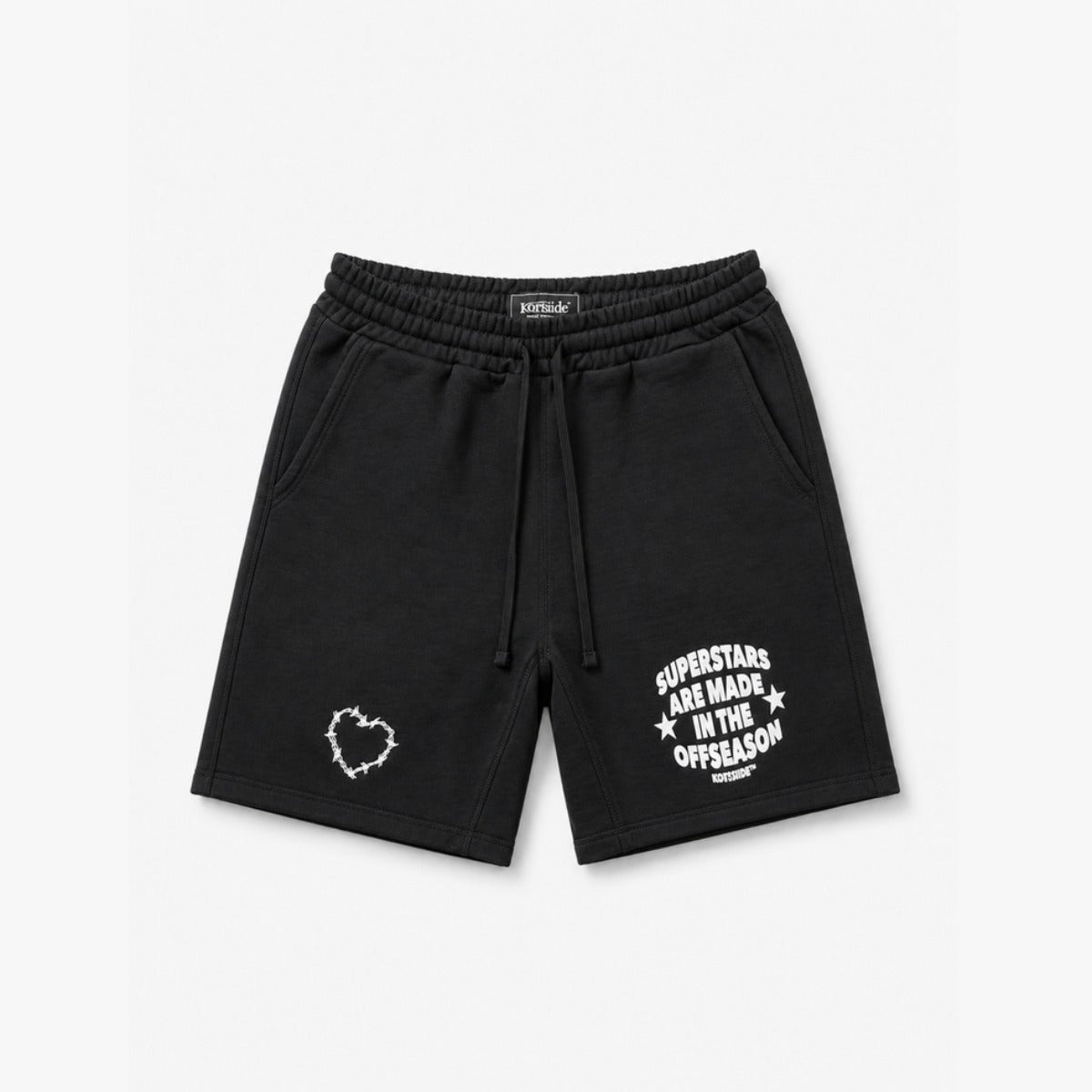 KORTSIIDE SUPERSTAR CLASSIC SHORTS BLACK