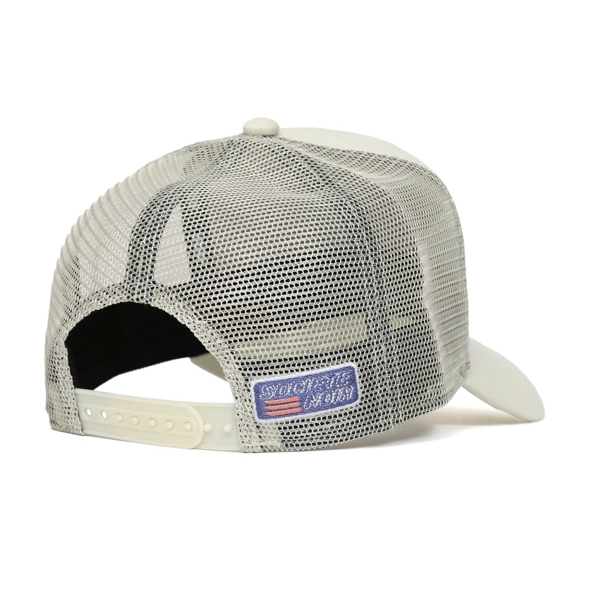 SOCIETE NOIR BOX MESH TRUCKER 2.0 CAP OFF WHITE