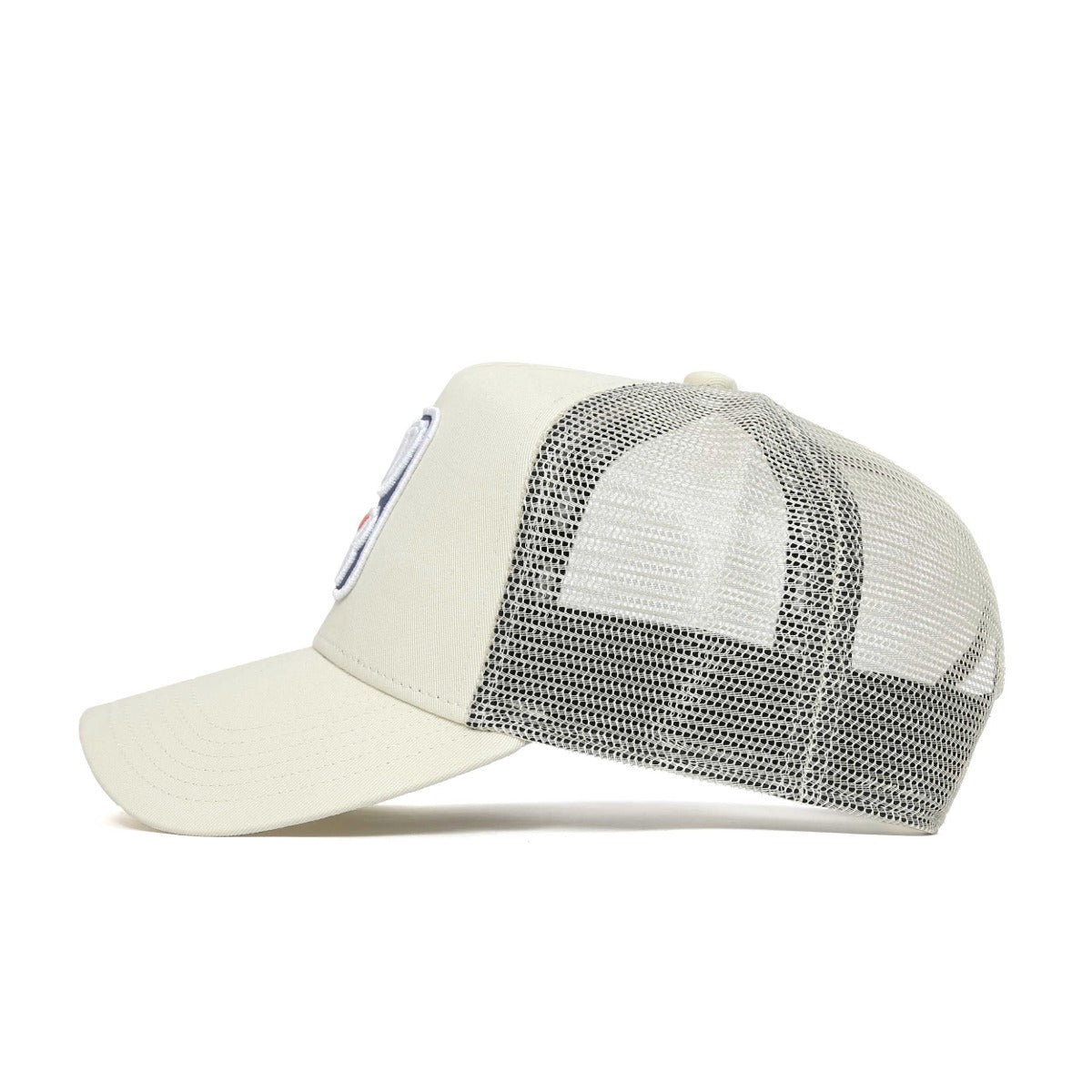 SOCIETE NOIR BOX MESH TRUCKER 2.0 CAP OFF WHITE
