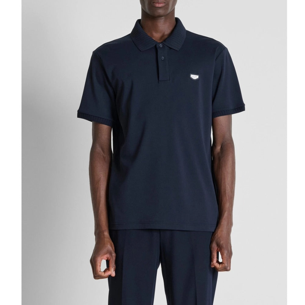 ANTONY MORATO BADGE LOGO POLO MARINE NAVY MMKS02699